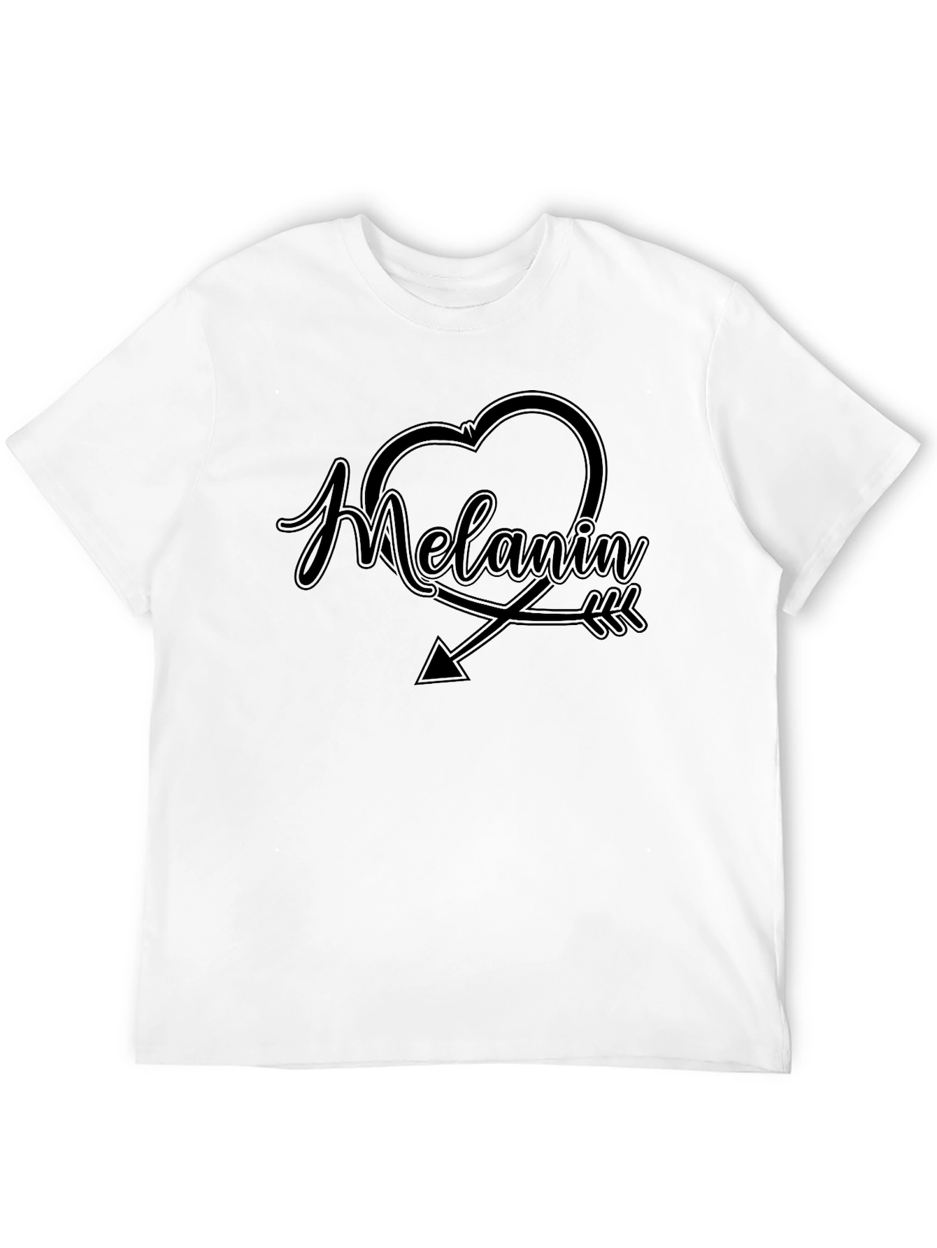 Melanin Heart Arrow Graphic Tee - Unisex