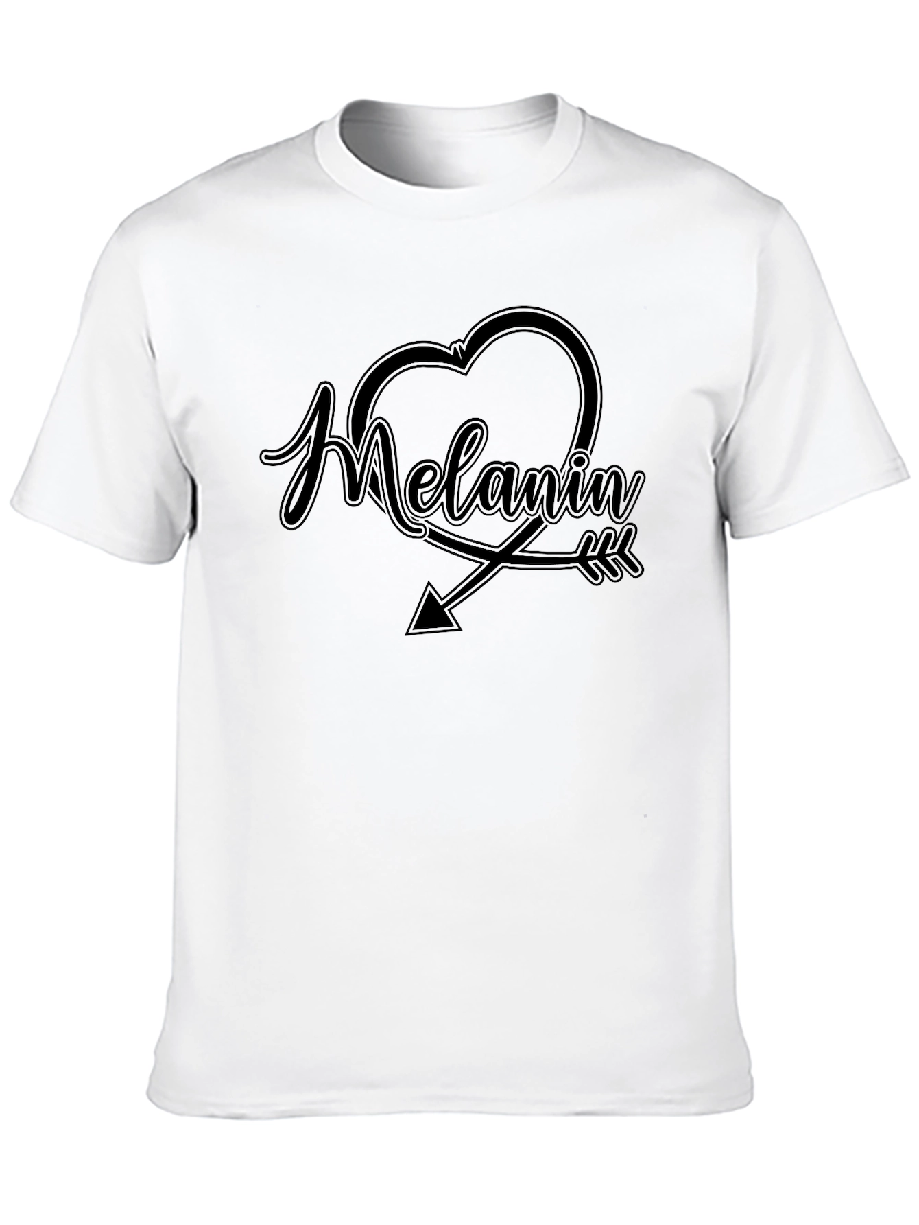 Melanin Heart Arrow Graphic Tee - Unisex