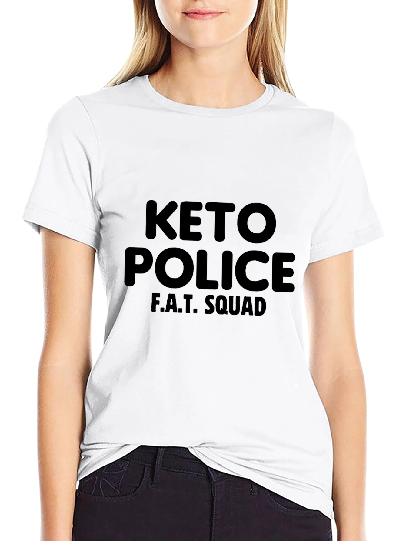 Keto Police F.A.T. Squad Black T-Shirt