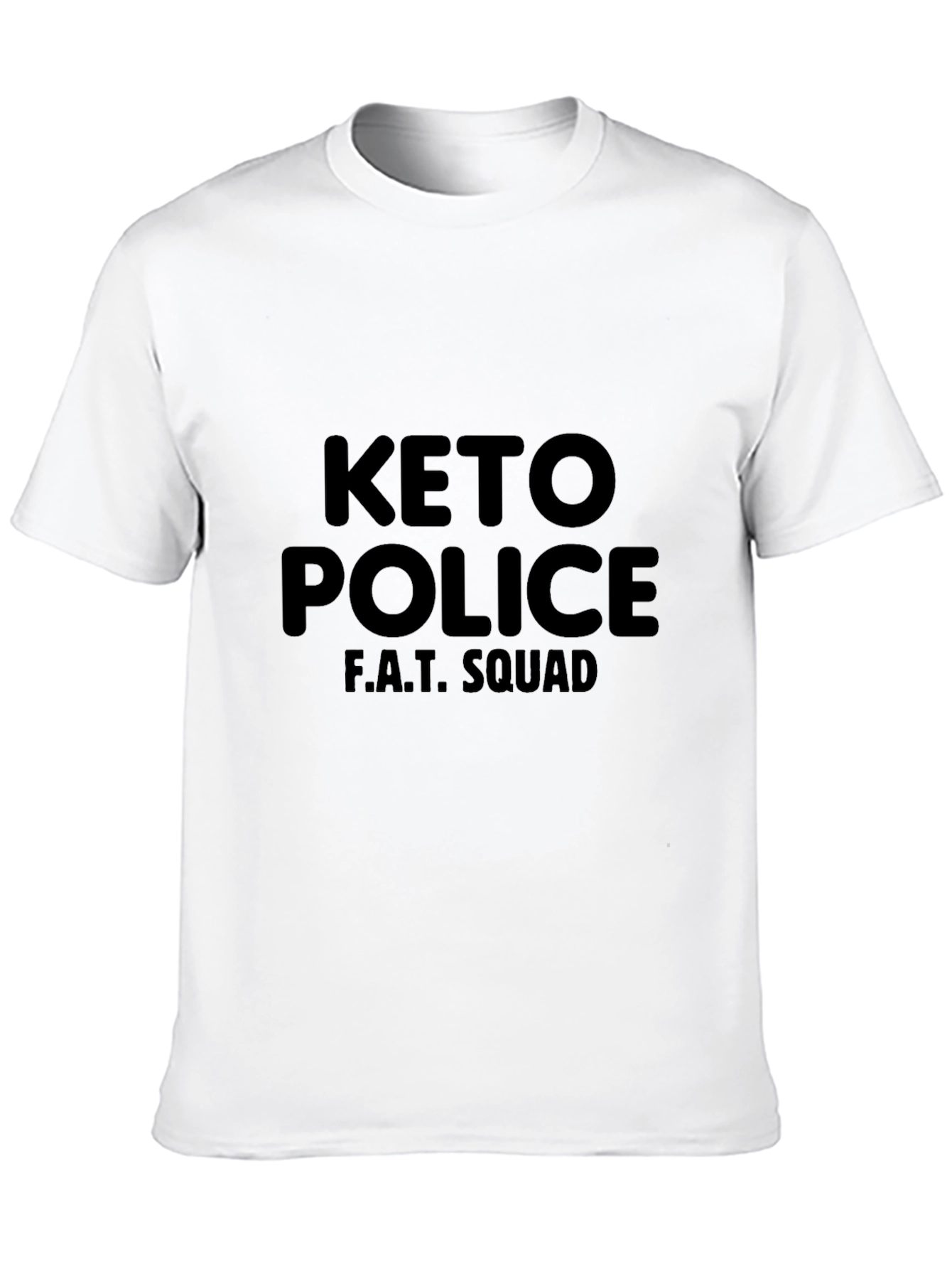 Keto Police F.A.T. Squad Black T-Shirt