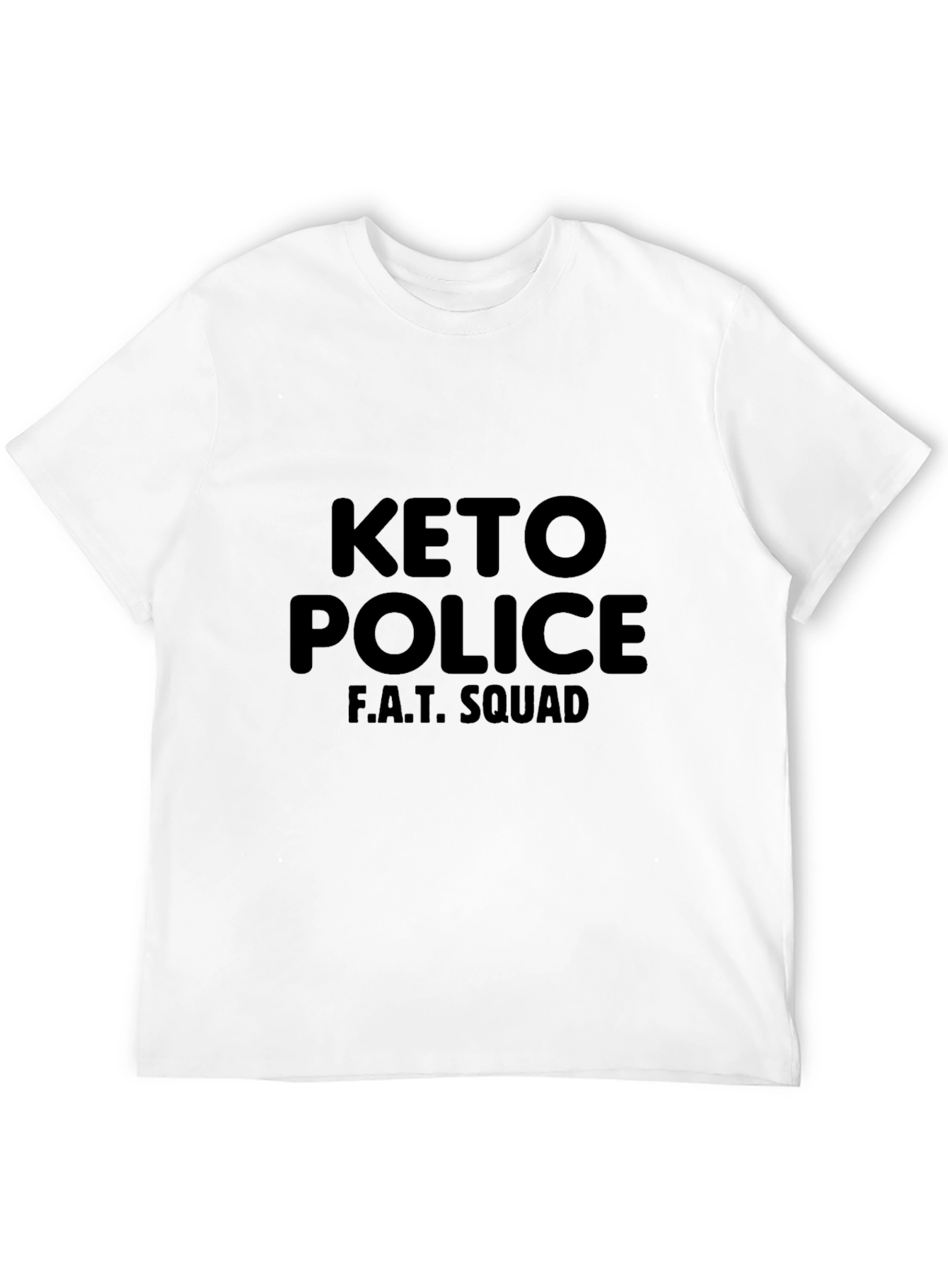 Keto Police F.A.T. Squad Black T-Shirt