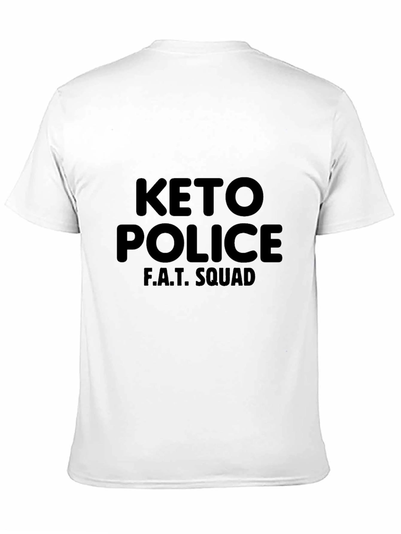 Keto Police F.A.T. Squad Black T-Shirt