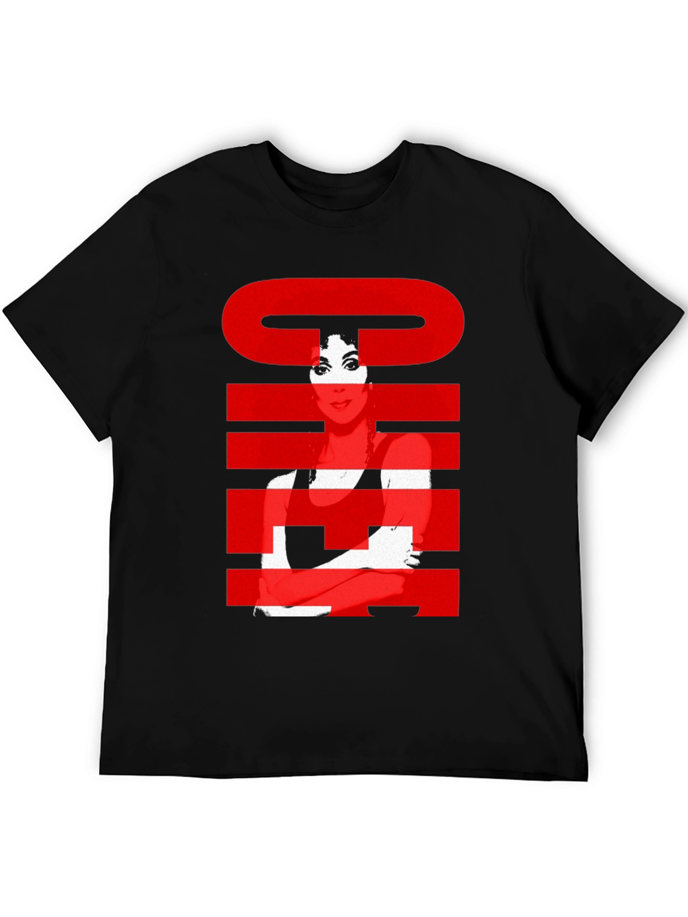 Cher Graphic T-Shirt - Black