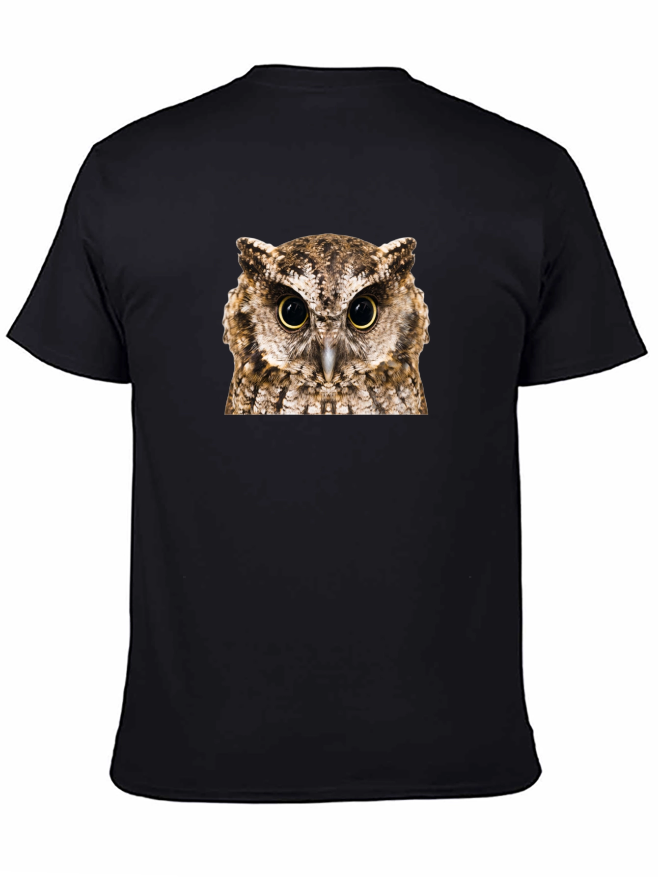 Owl Graphic T-Shirt - Mens Black Tee