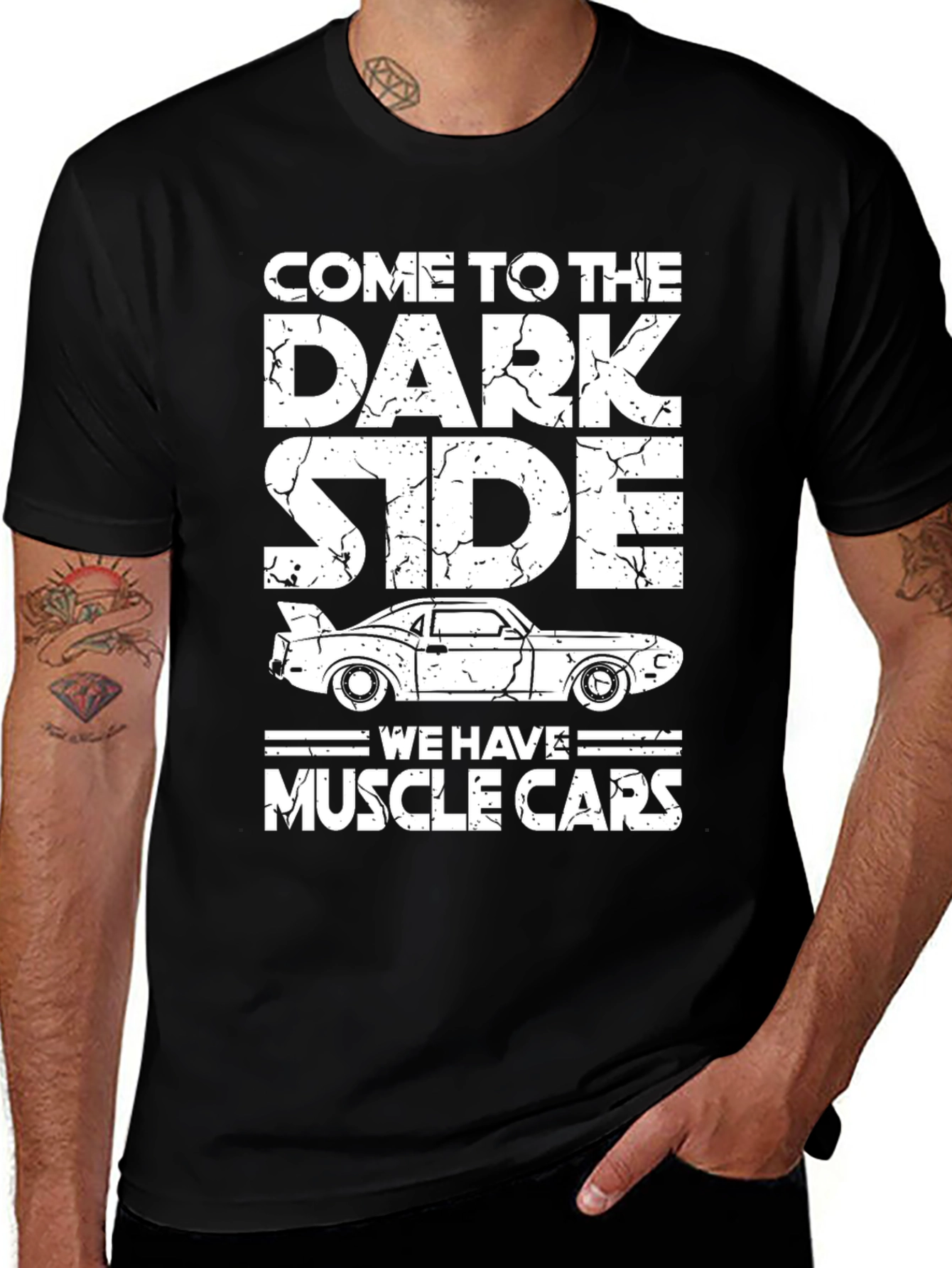 Come to the Dark Side Muscle Car T-Shirt