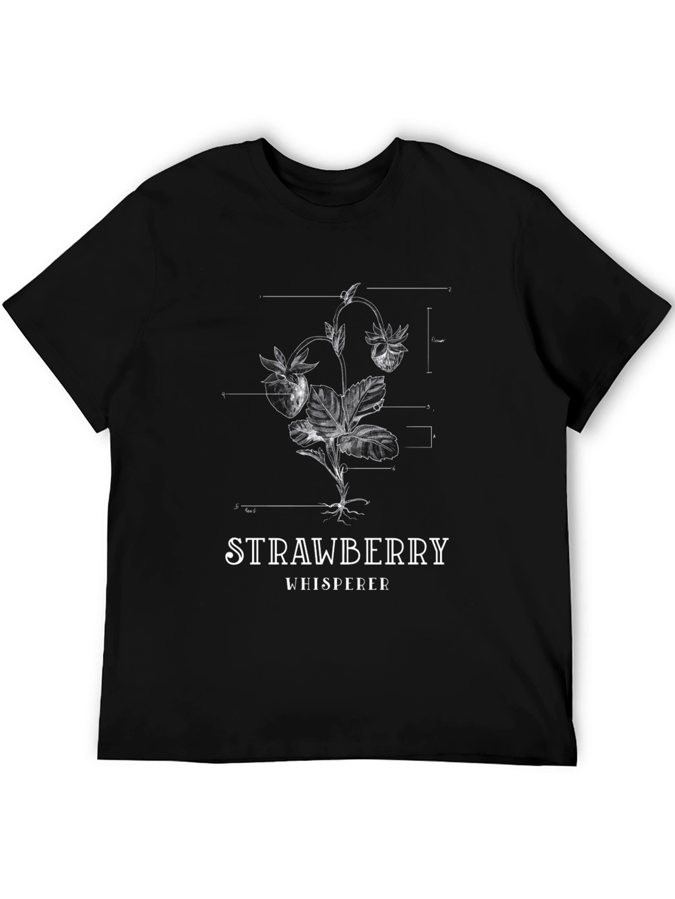 Strawberry Whisperer Graphic T-Shirt