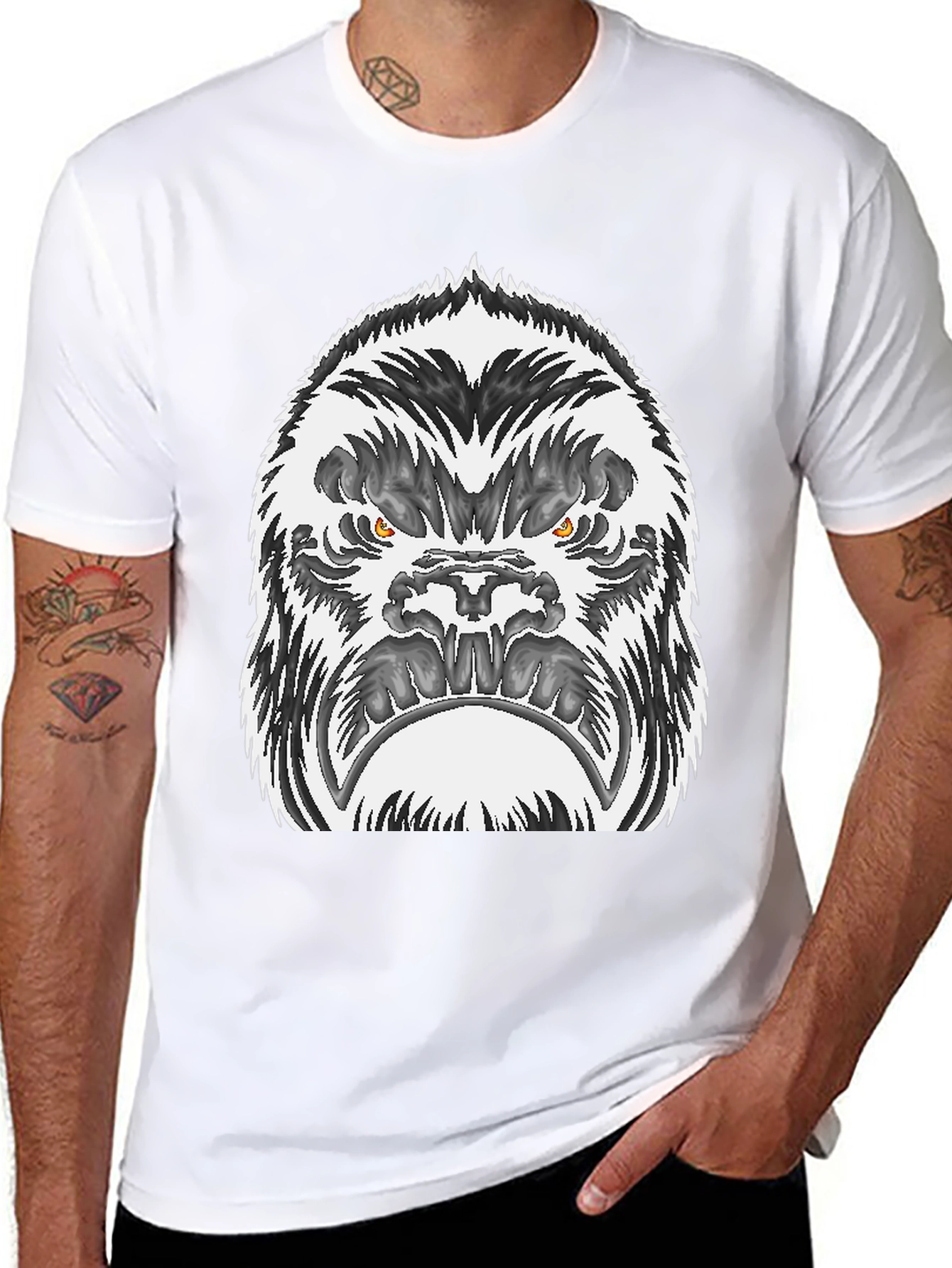 King Kong Graphic Tee - Mens Black T-Shirt