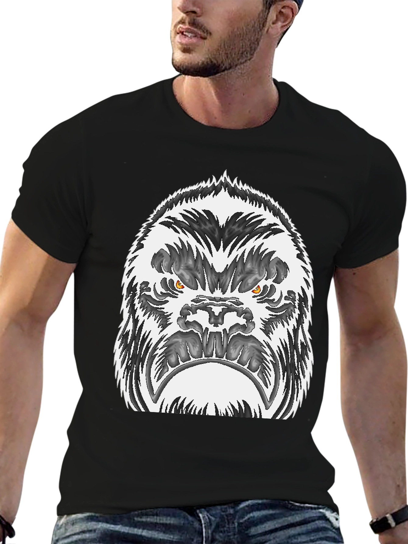 King Kong Graphic Tee - Mens Black T-Shirt