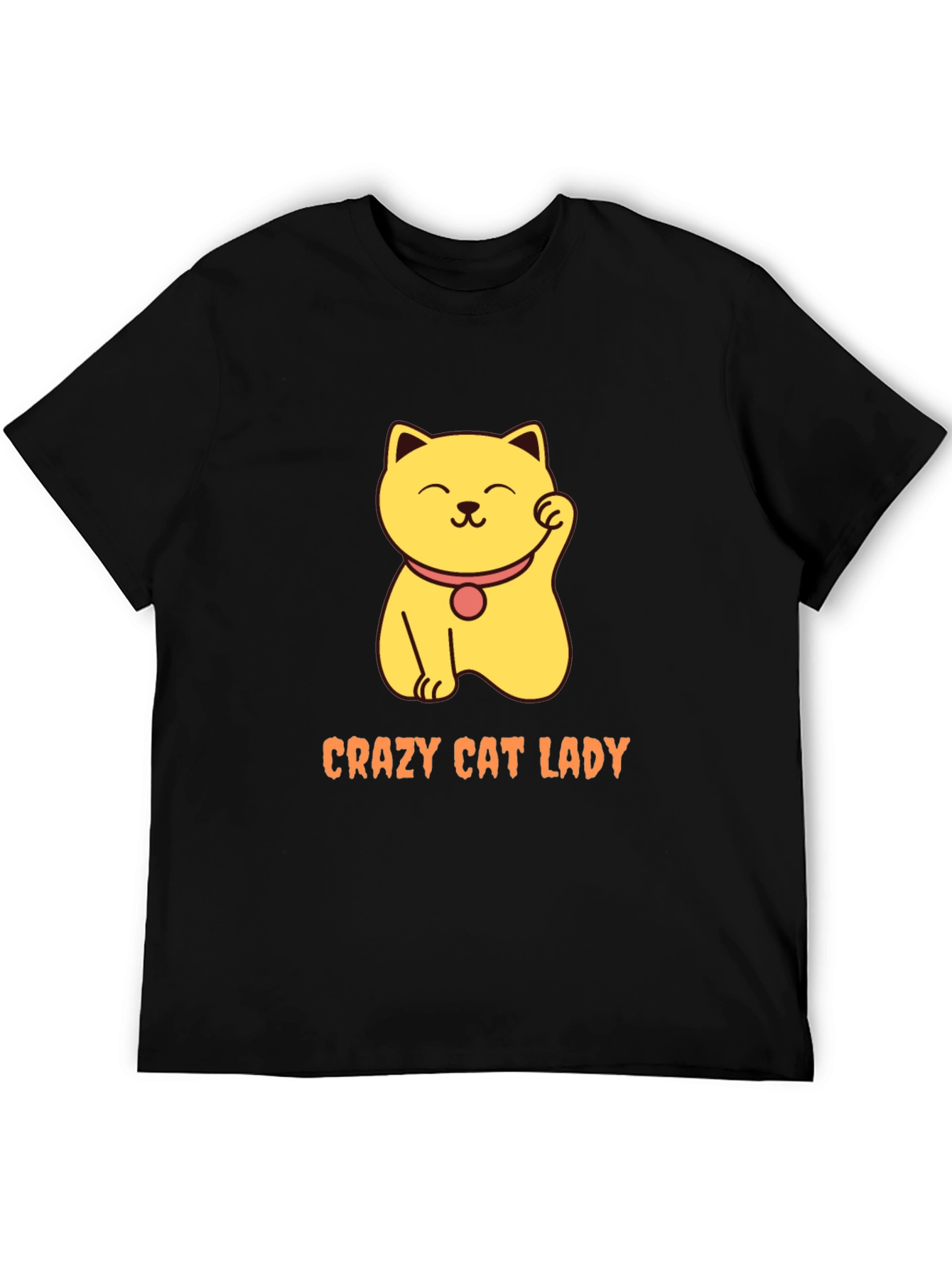 Crazy Cat Lady T-Shirt - Lucky Cat Design