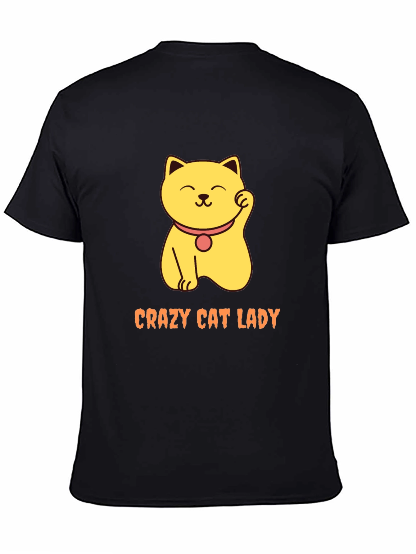 Crazy Cat Lady T-Shirt - Lucky Cat Design