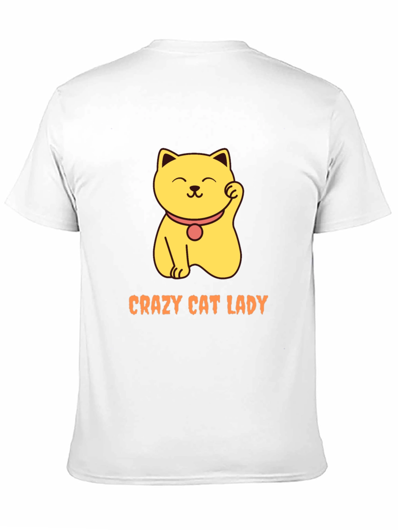 Crazy Cat Lady T-Shirt - Lucky Cat Design
