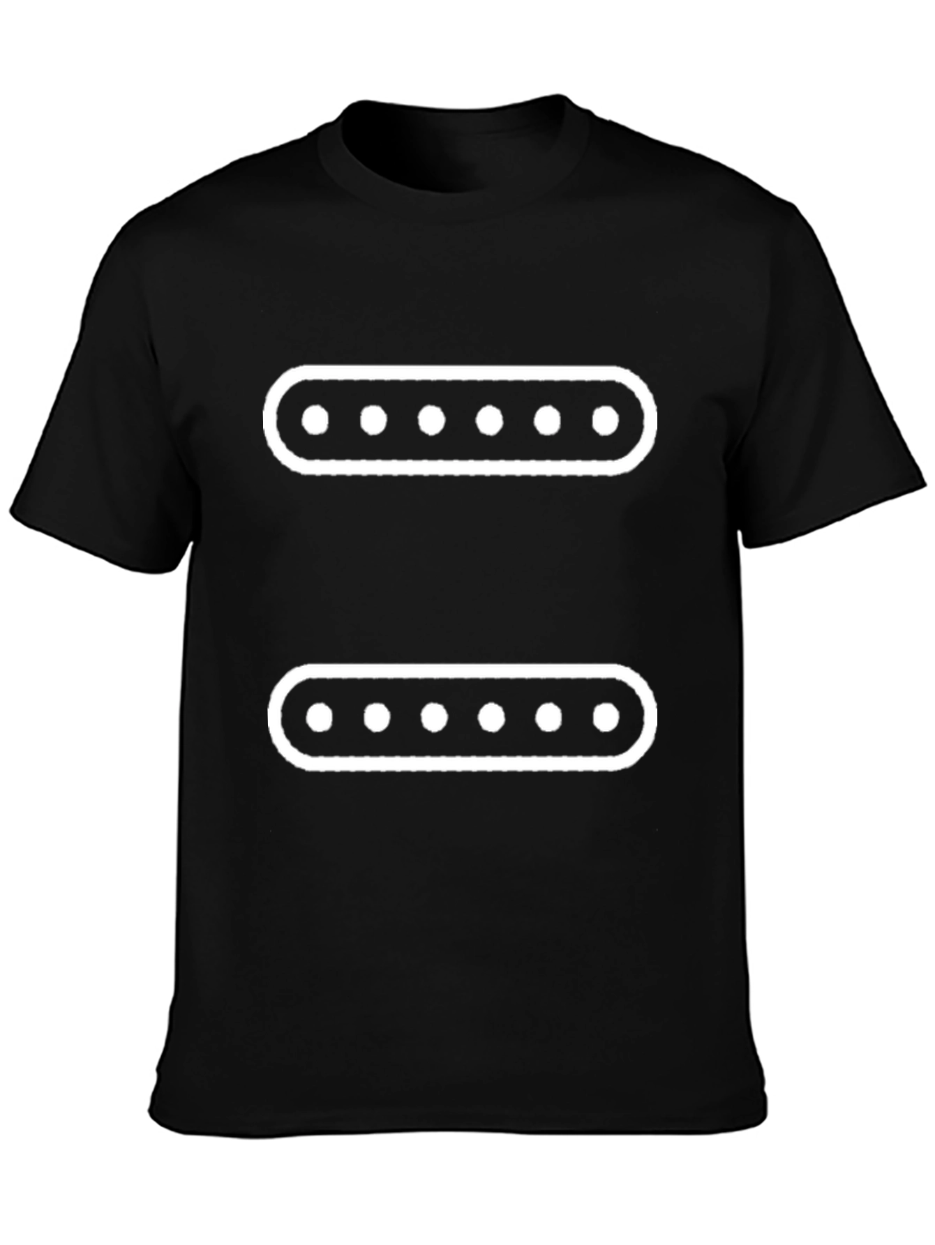 Cool Black T-Shirt with Equalizer Graphic