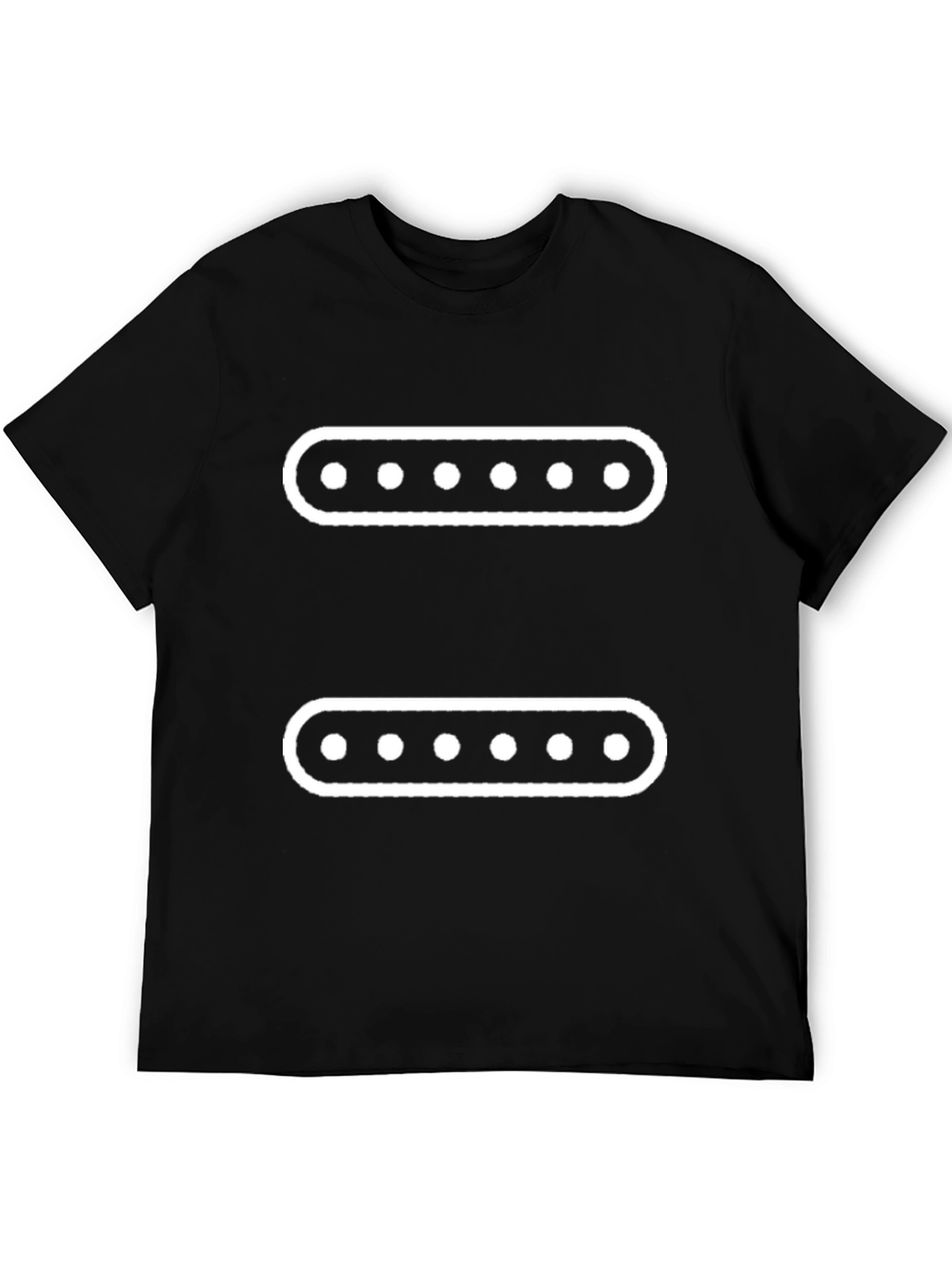 Cool Black T-Shirt with Equalizer Graphic
