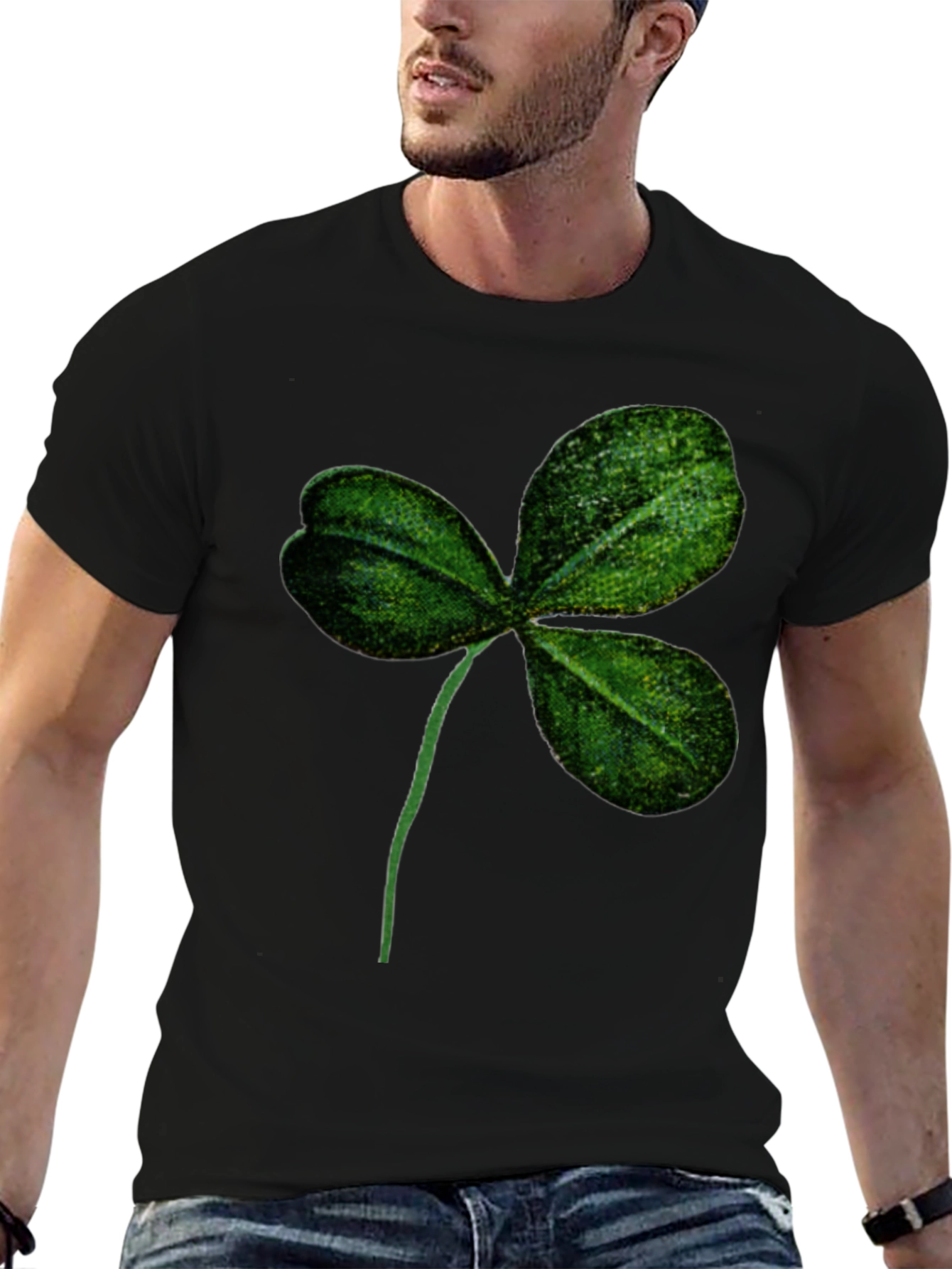 Shamrock T-Shirt: Lucky Irish Green Clover Tee