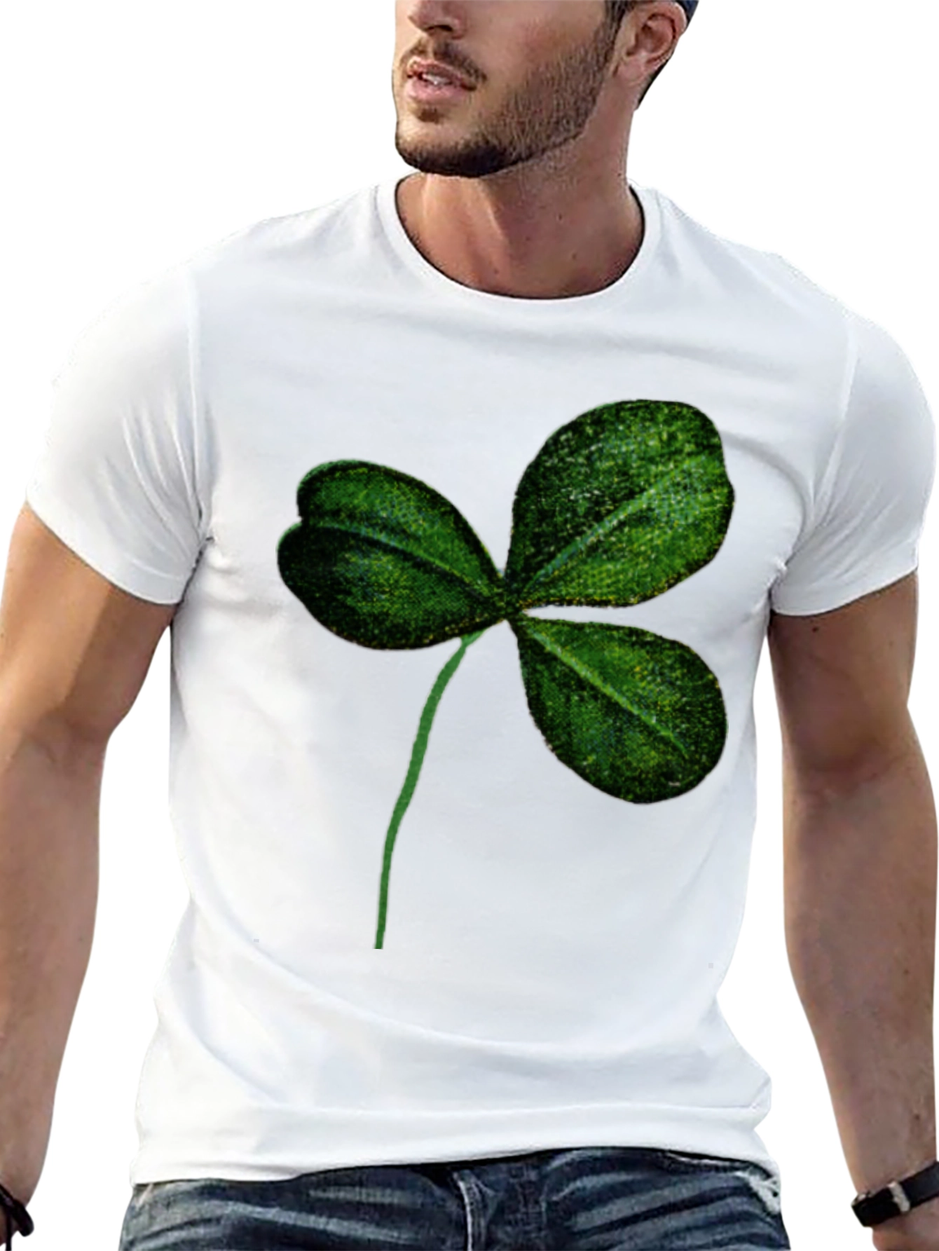 Shamrock T-Shirt: Lucky Irish Green Clover Tee