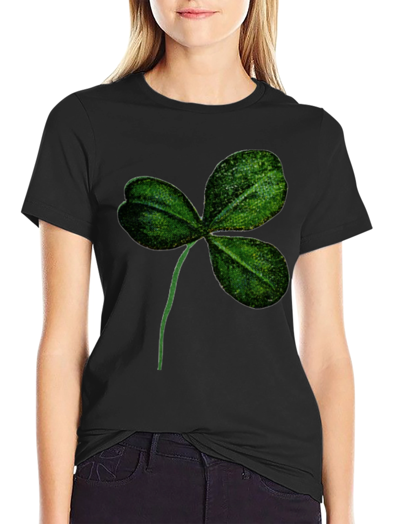 Shamrock T-Shirt: Lucky Irish Green Clover Tee