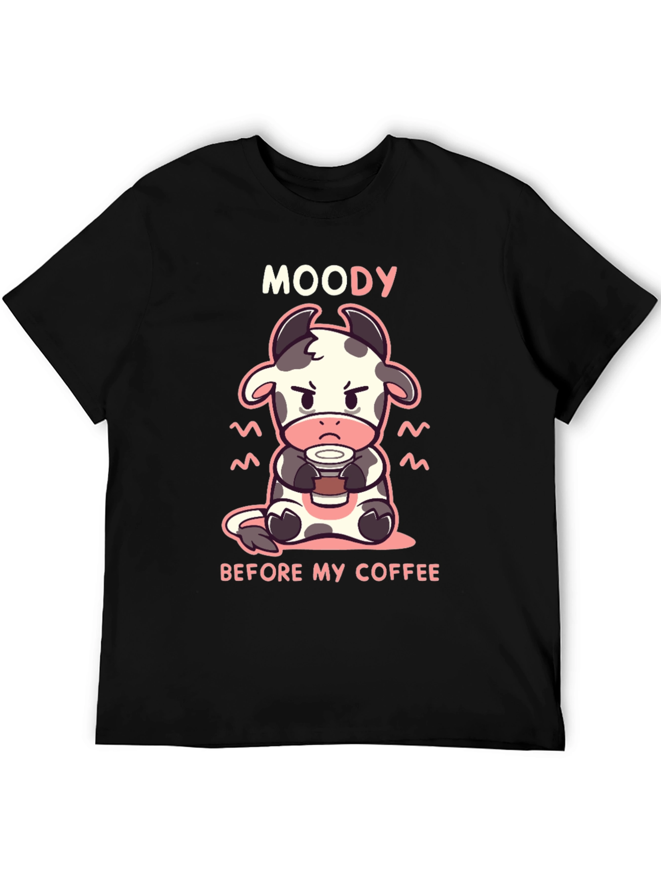 Moody Before Coffee Graphic Tee