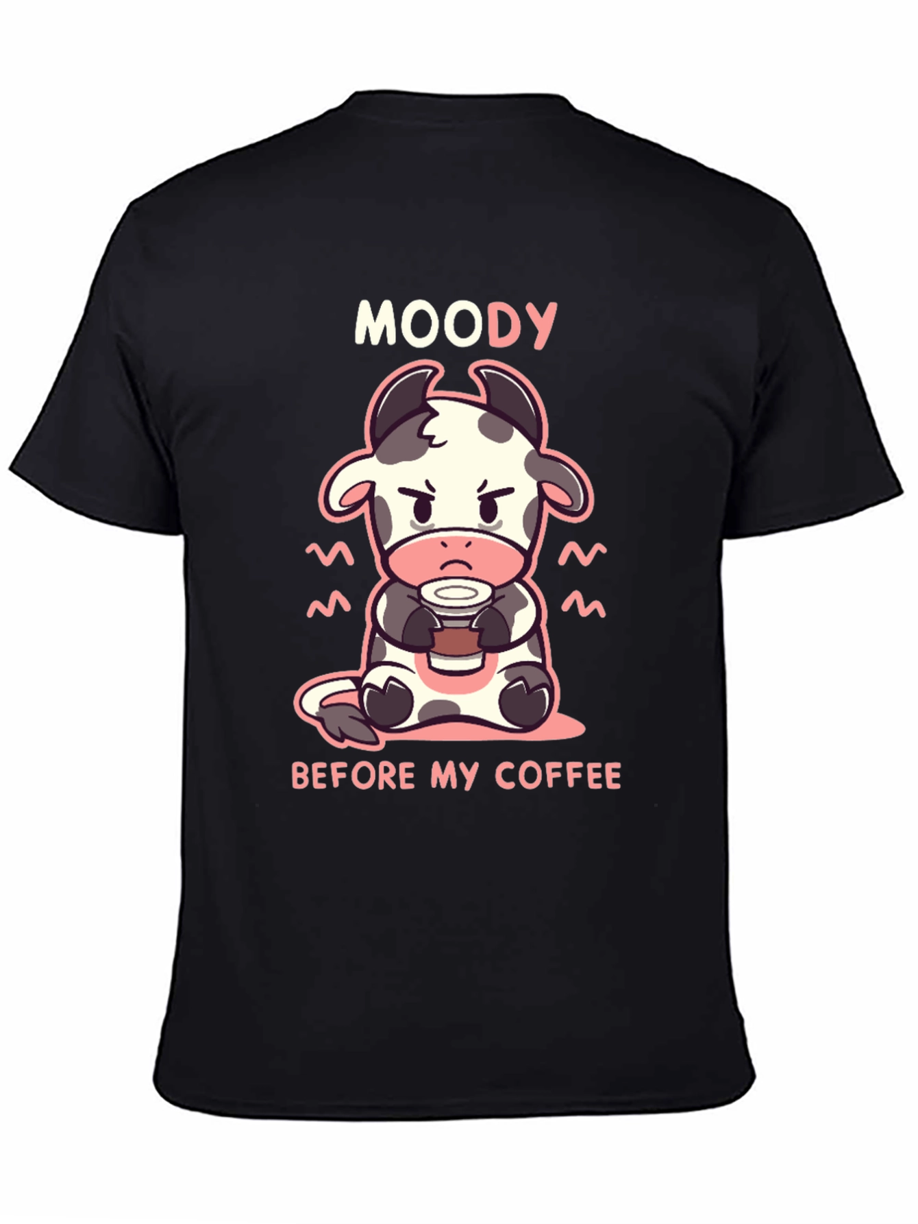 Moody Before Coffee Graphic Tee