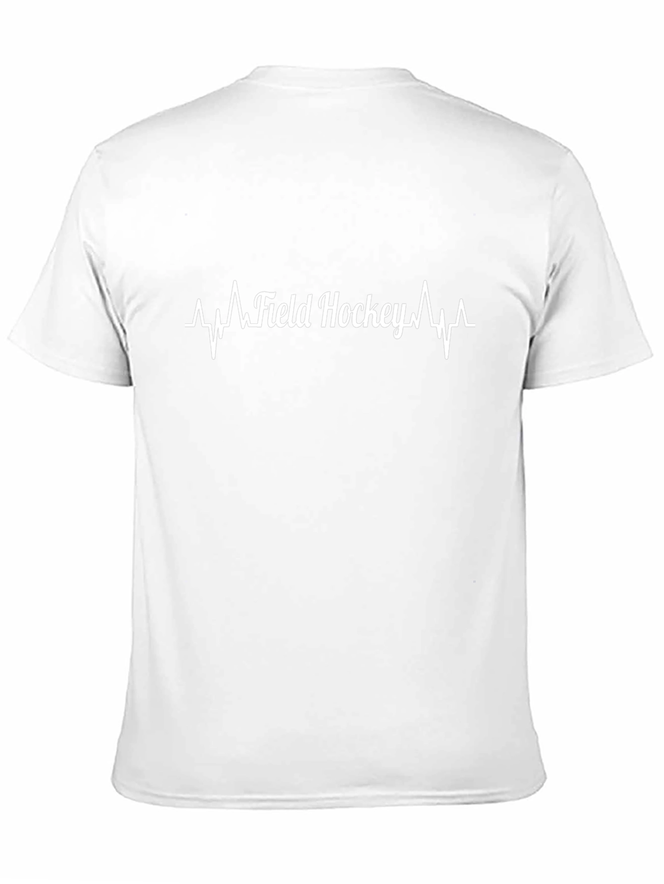 Field Hockey Heartbeat T-Shirt - Black