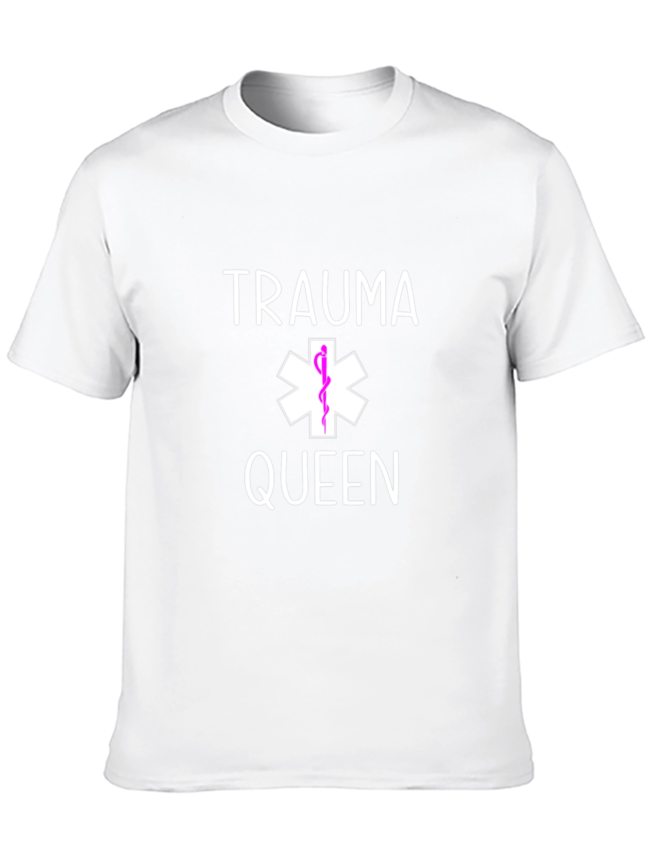 Trauma Queen Graphic Tee - Medical Humor T-Shirt