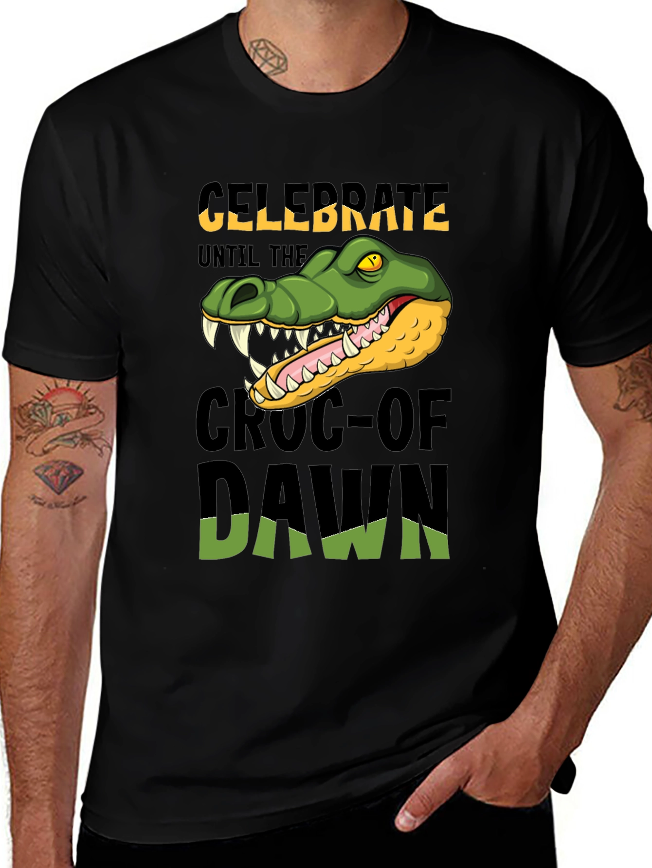 Celebrate Croc-of-Dawn Graphic Tee