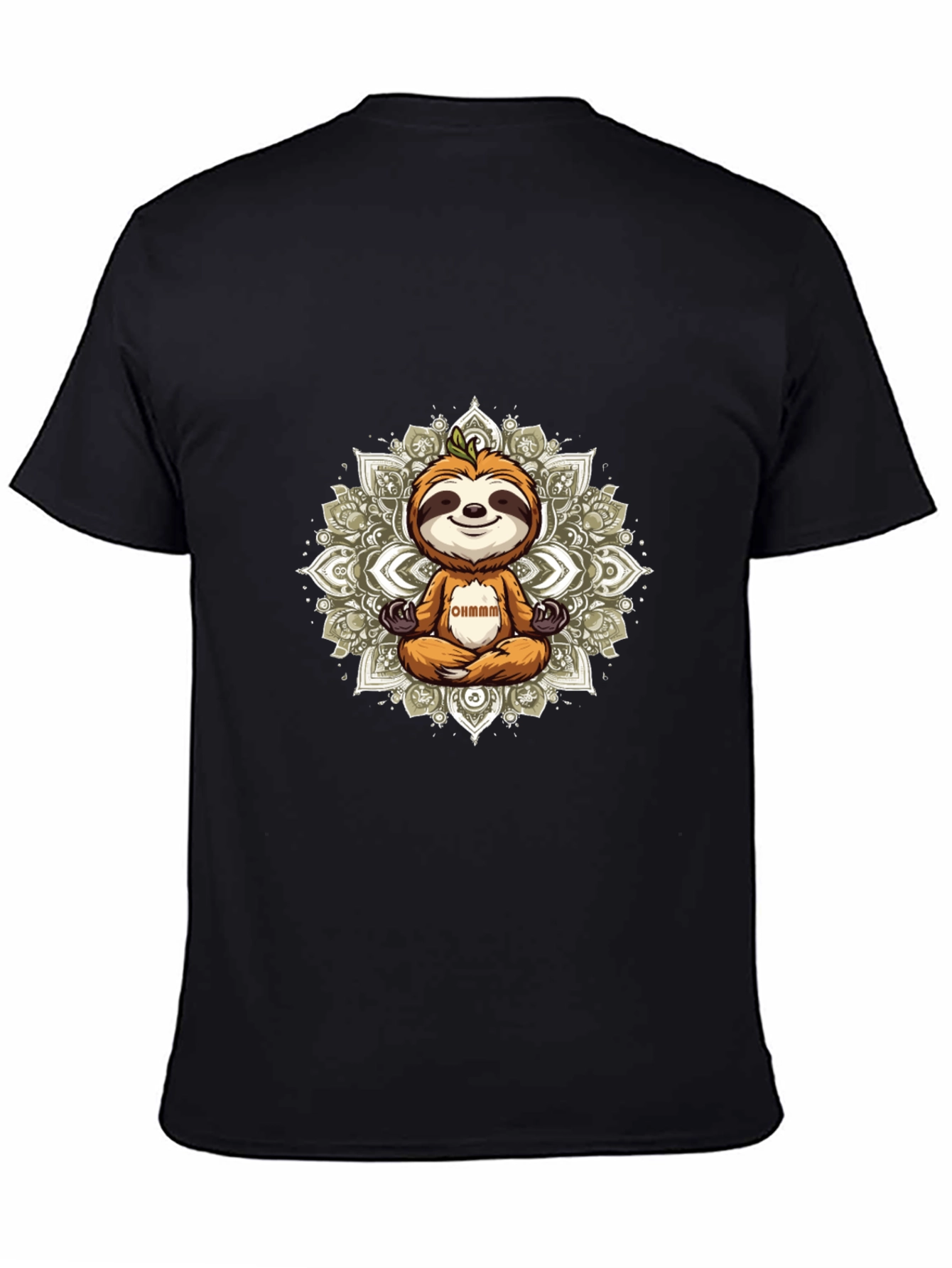 Meditating Sloth Graphic Tee - Relaxed Vibe