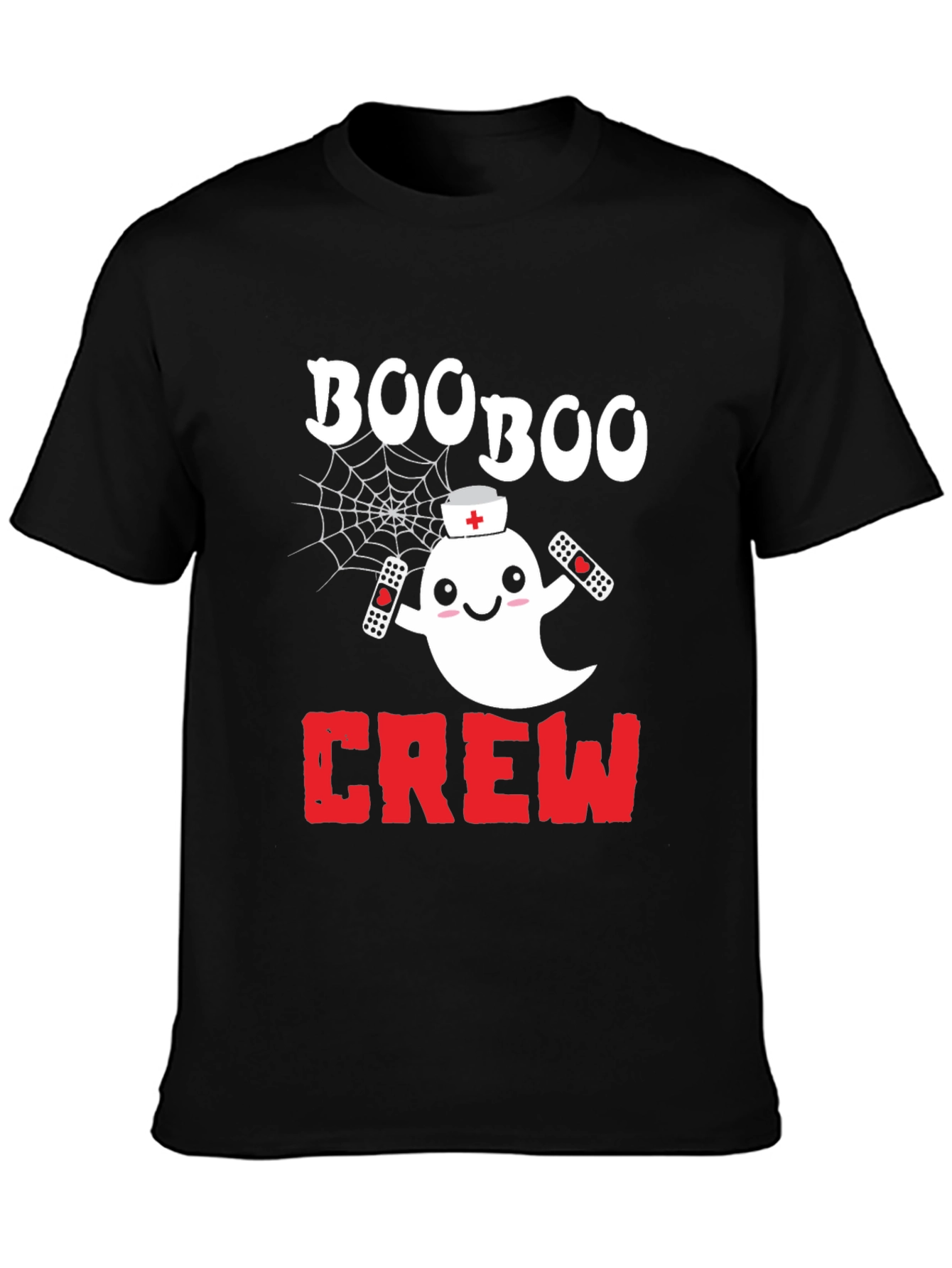 Boo Boo Crew Halloween Nurse Ghost T-Shirt