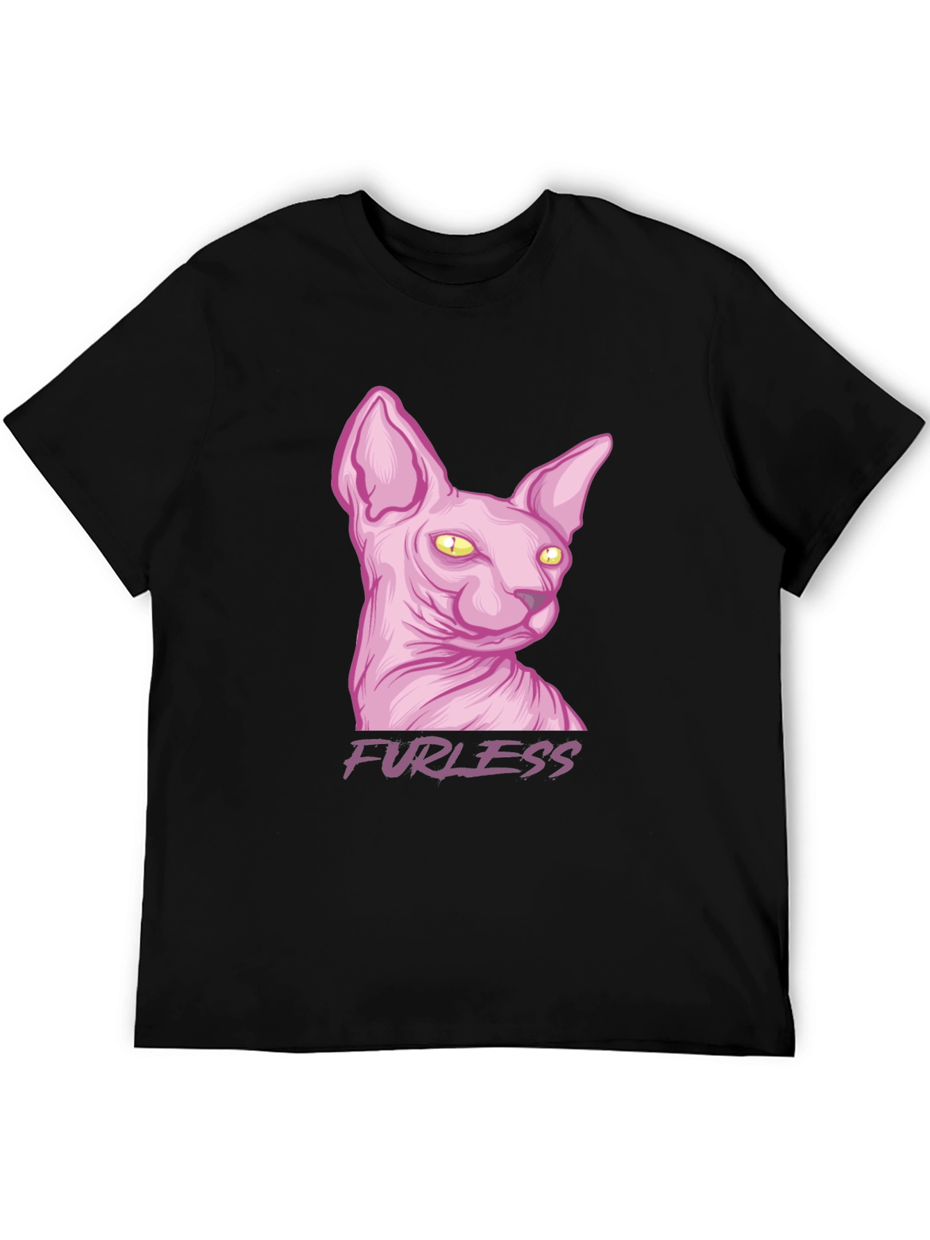 Furless Cat T-Shirt - Sphynx Cat Tee
