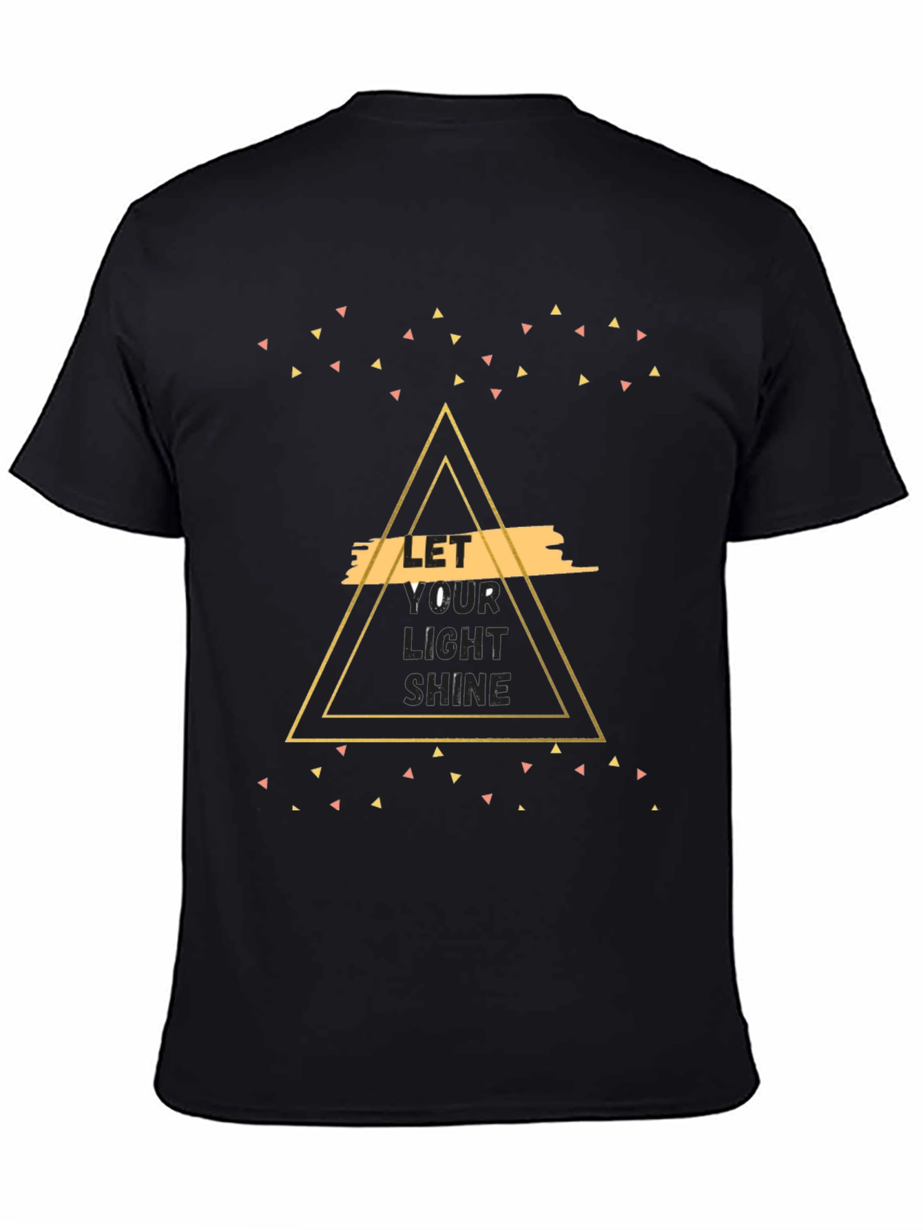 Let Your Light Shine Black Graphic Tee