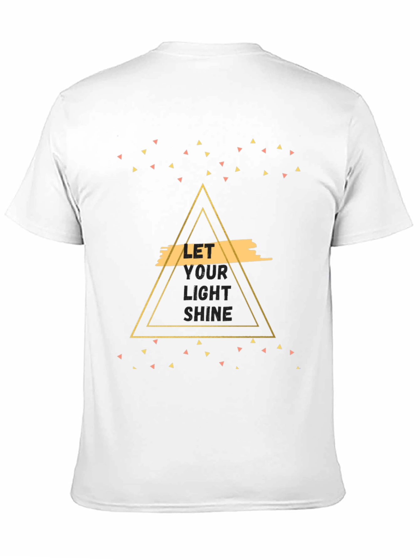 Let Your Light Shine Black Graphic Tee