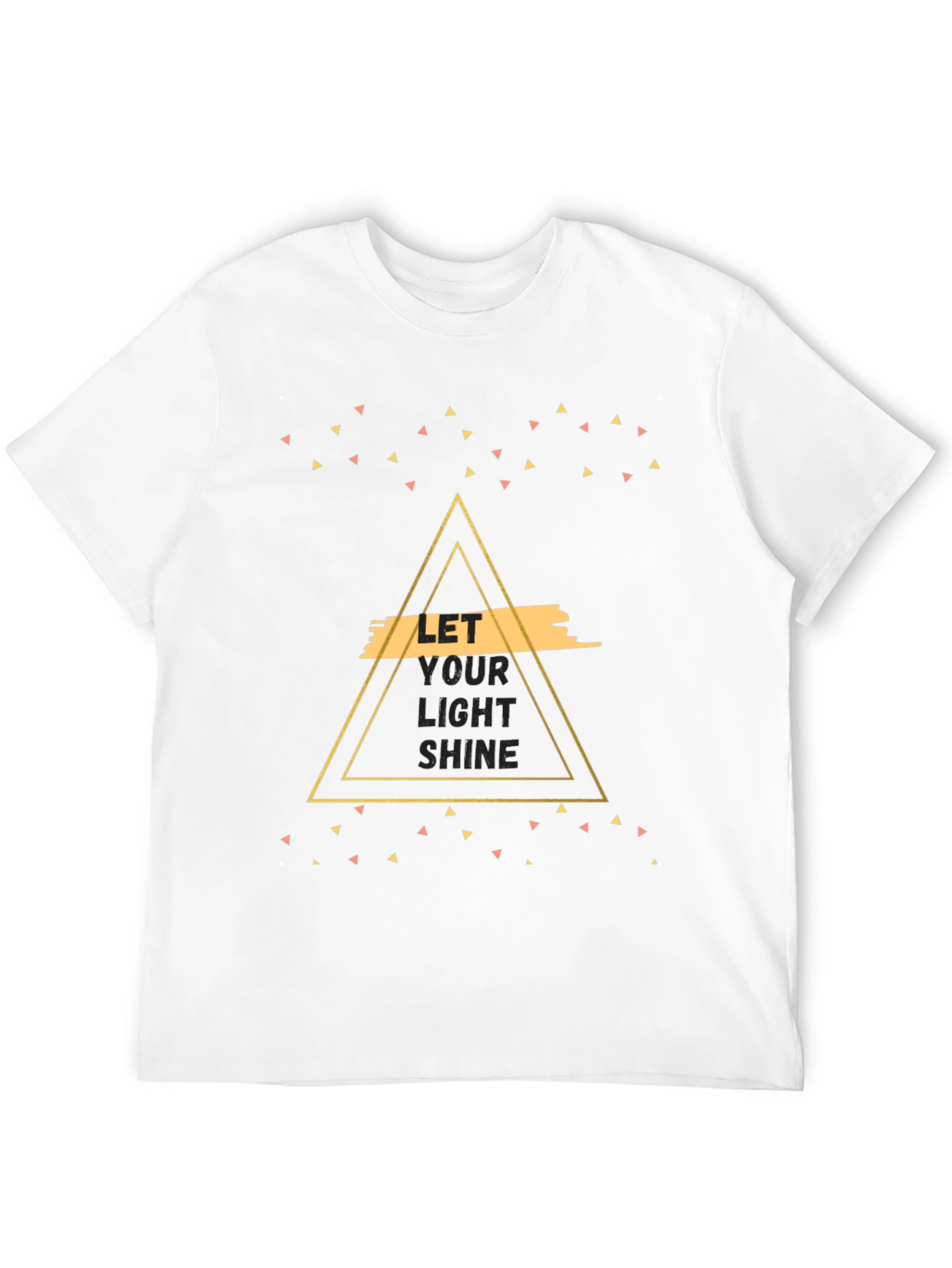 Let Your Light Shine Black Graphic Tee