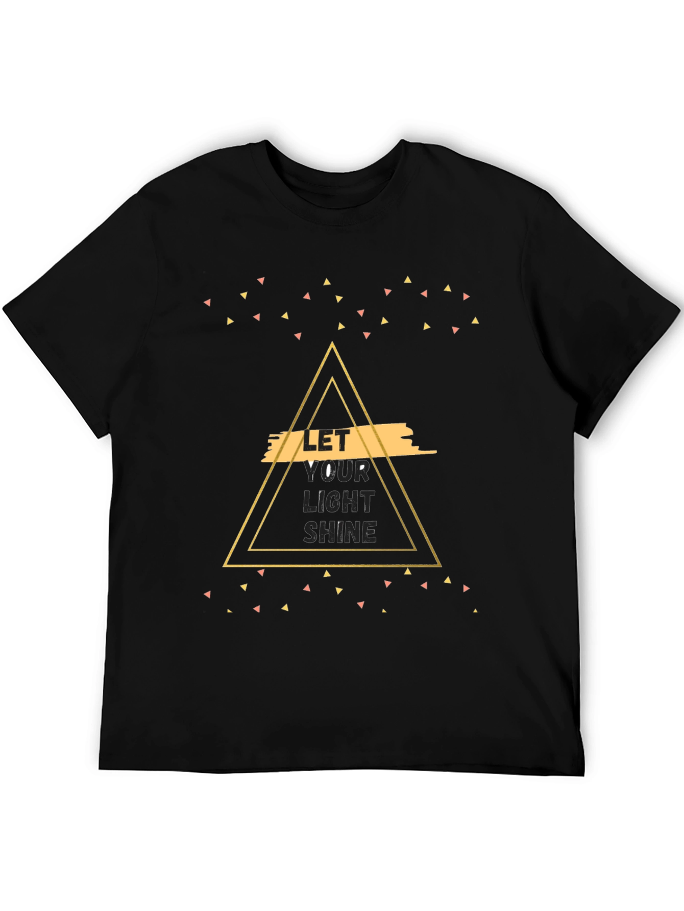 Let Your Light Shine Black Graphic Tee