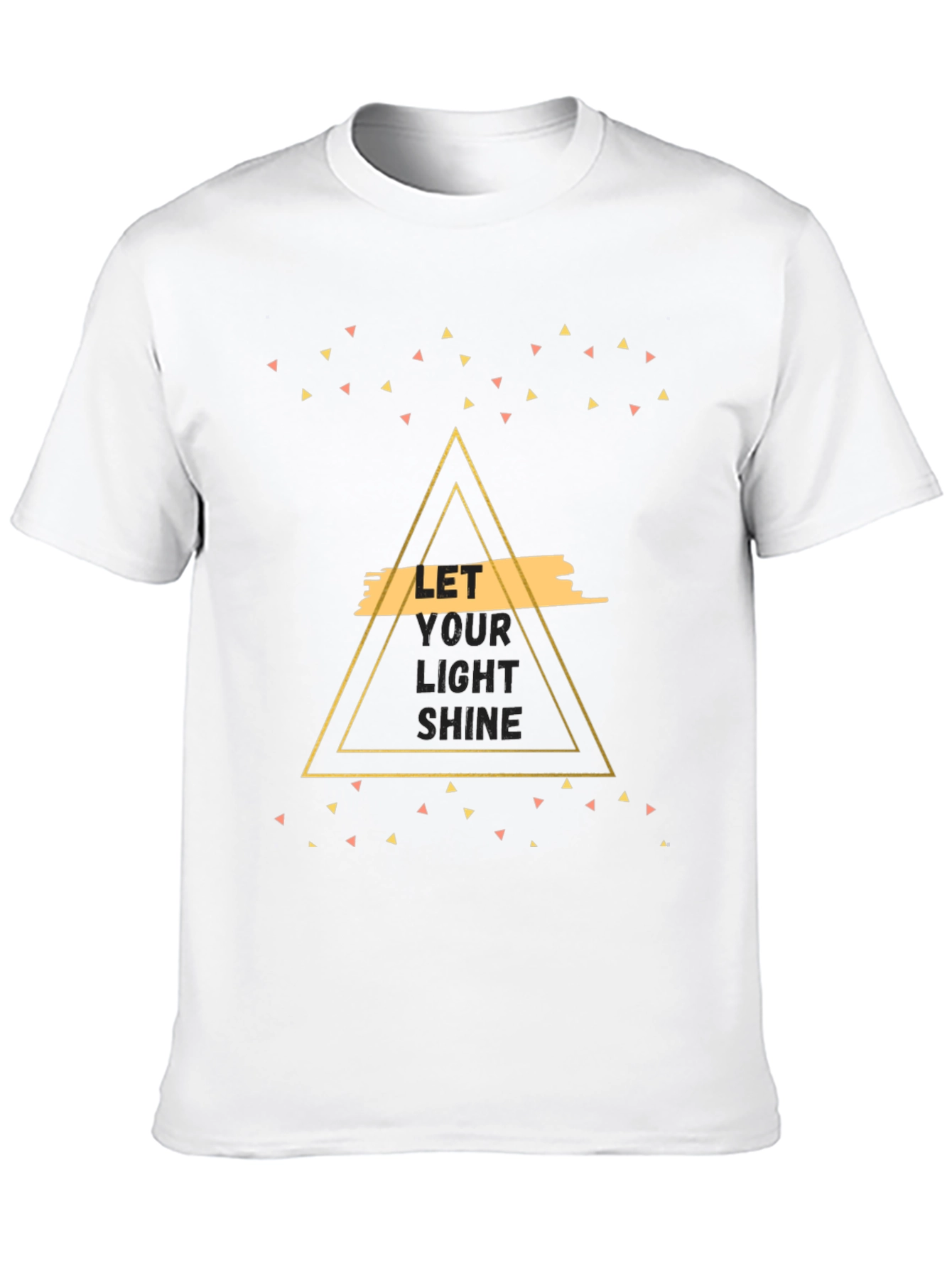 Let Your Light Shine Black Graphic Tee