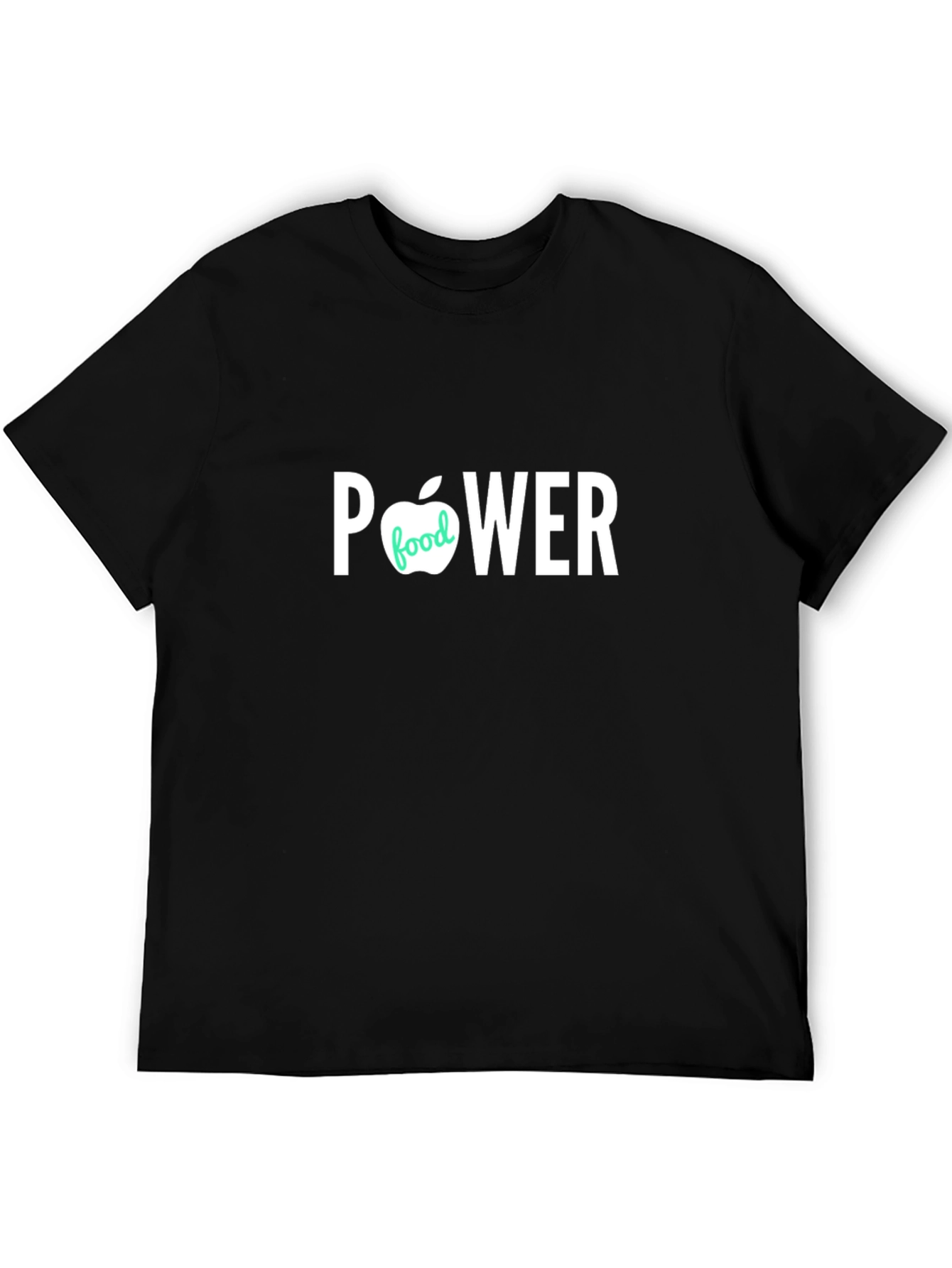 Power Food Graphic T-Shirt - Black