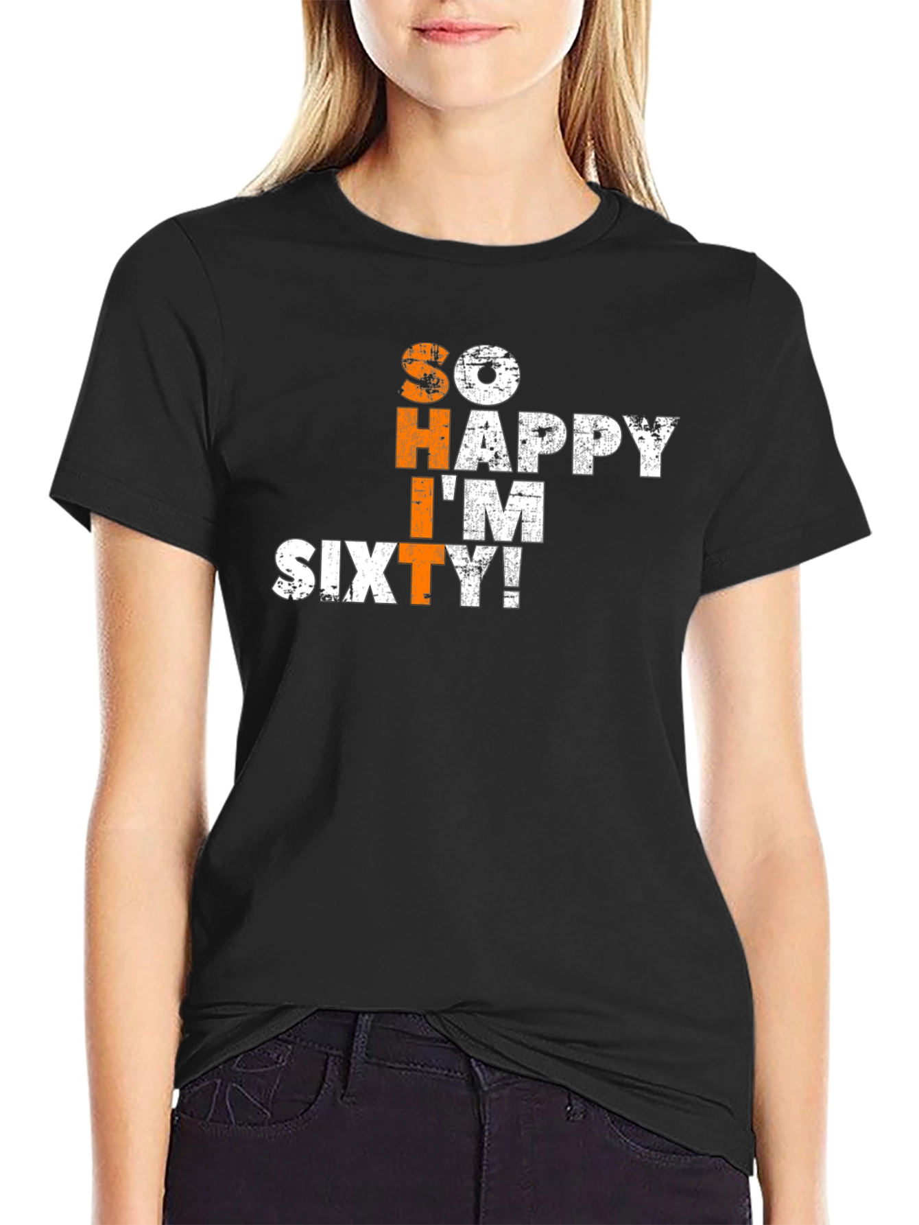 So Happy Im Sixty T-Shirt - Birthday Gift