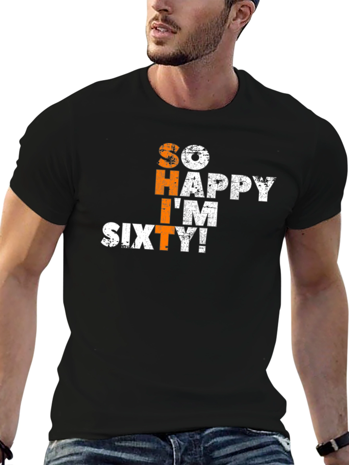 So Happy Im Sixty T-Shirt - Birthday Gift