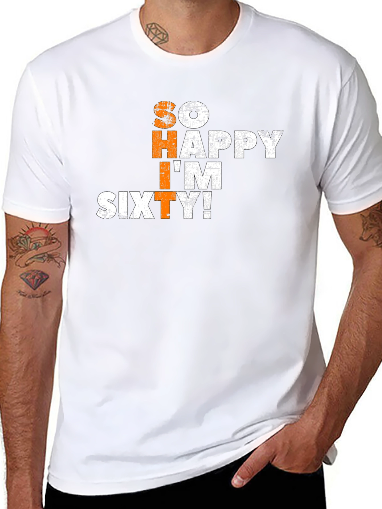 So Happy Im Sixty T-Shirt - Birthday Gift