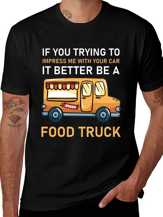 Funny Food Truck Graphic T-Shirt
