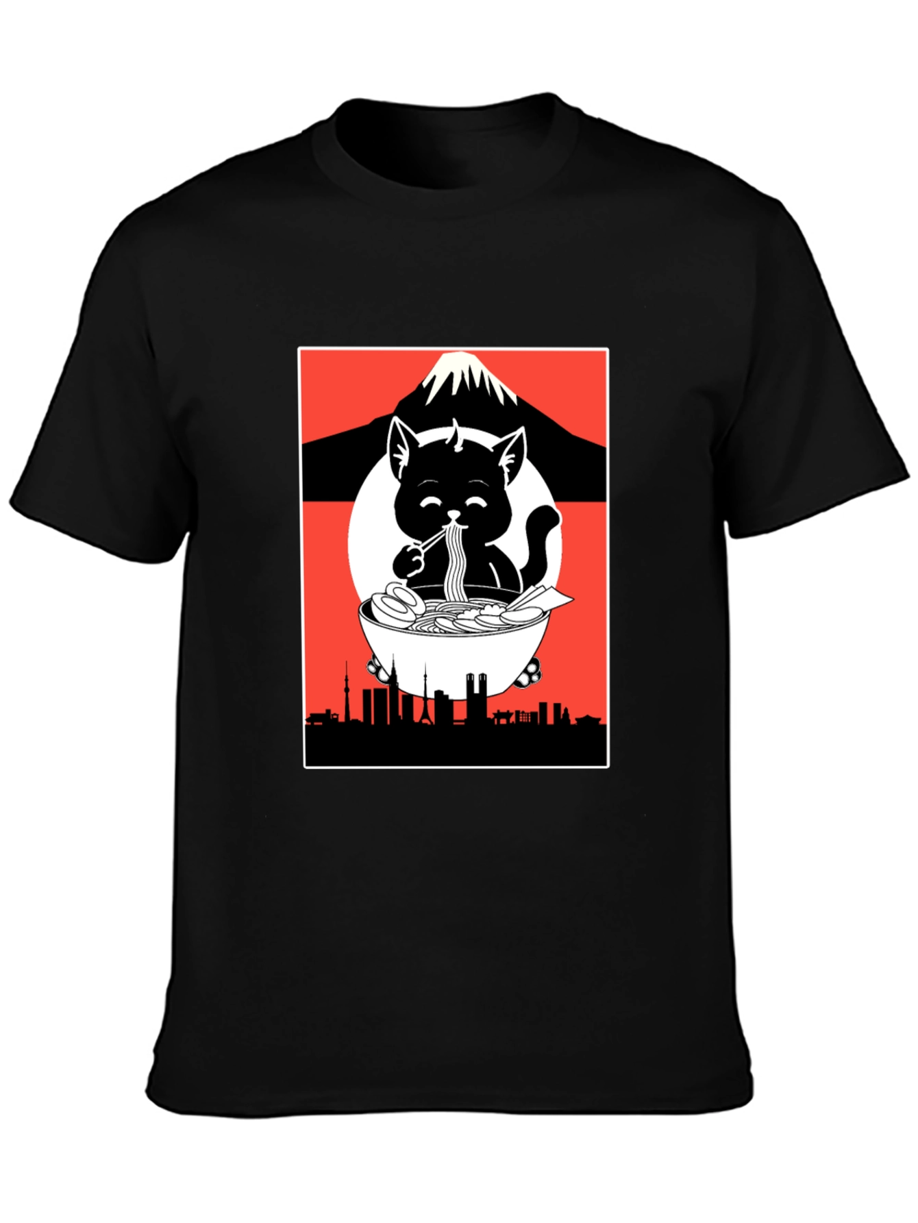 Ramen Cat Graphic Tee
