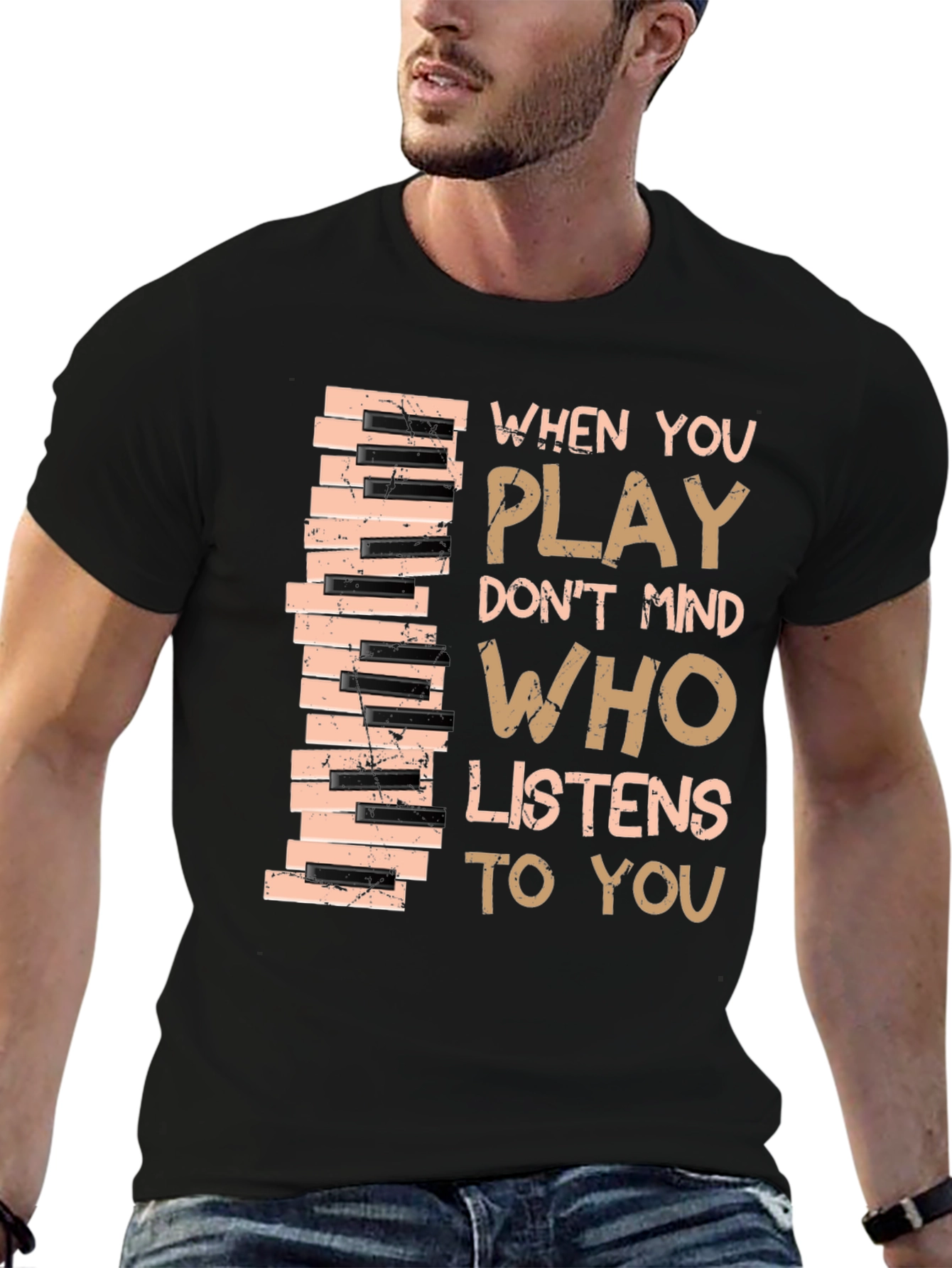 Piano Keys T-Shirt - Musical Inspiration