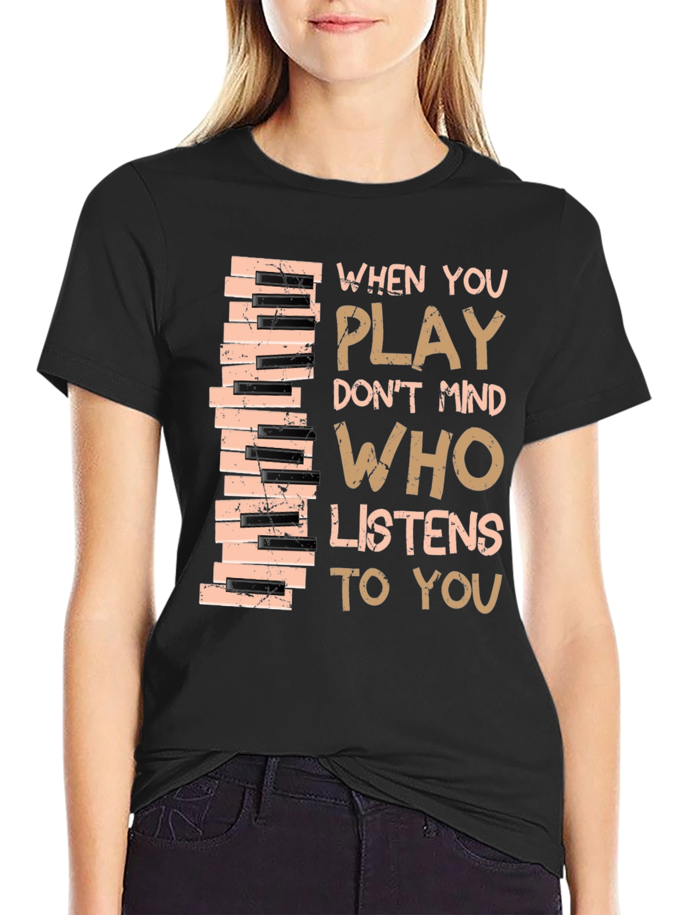 Piano Keys T-Shirt - Musical Inspiration