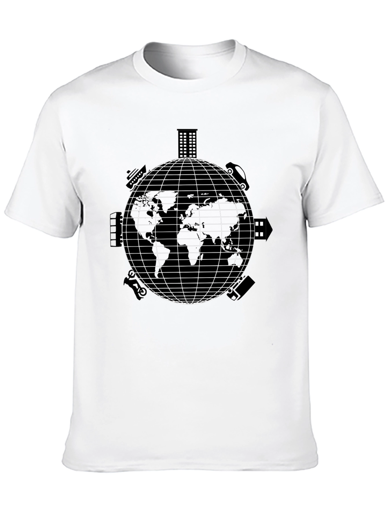 Global Travel T-Shirt - Black