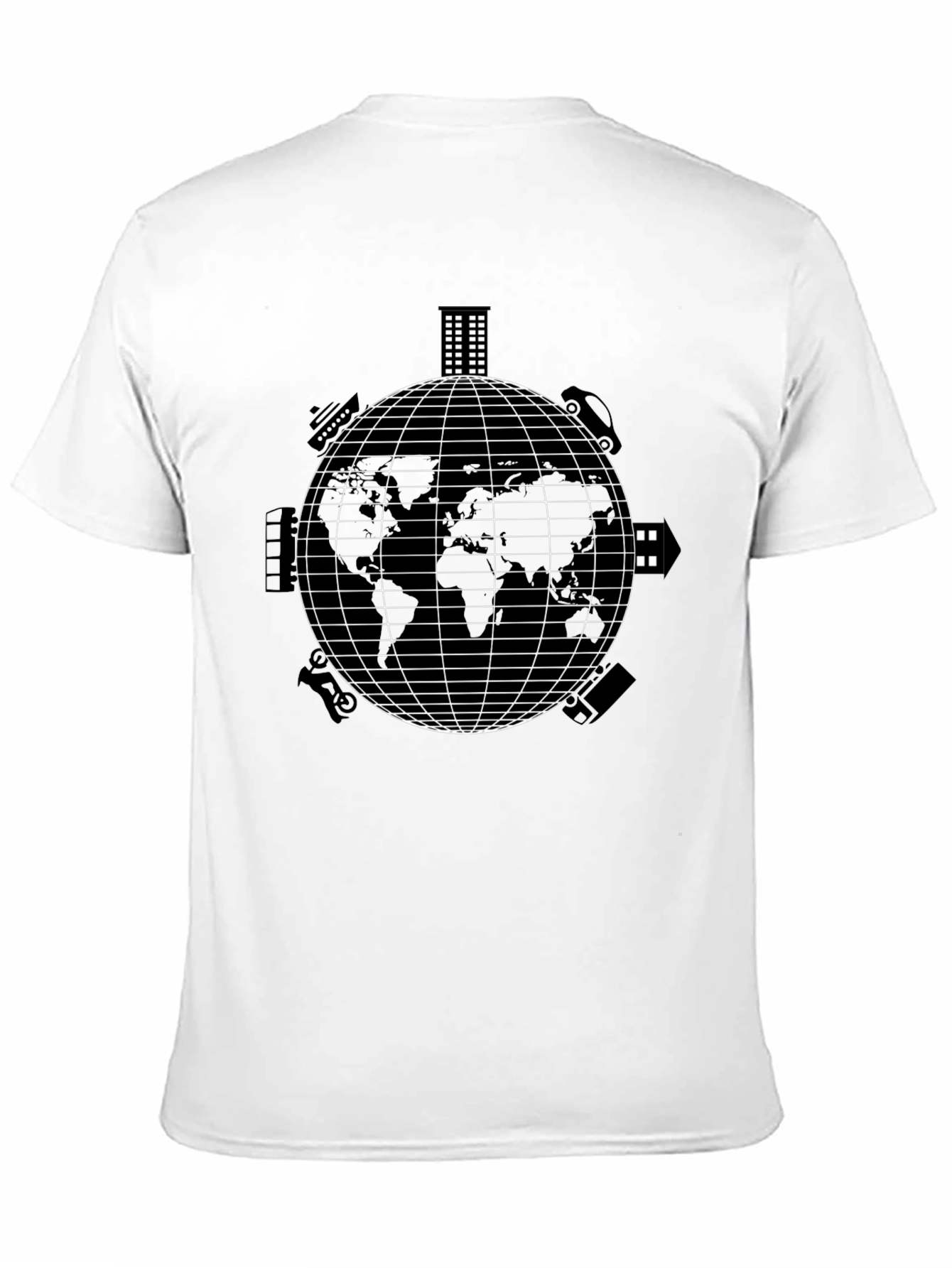 Global Travel T-Shirt - Black