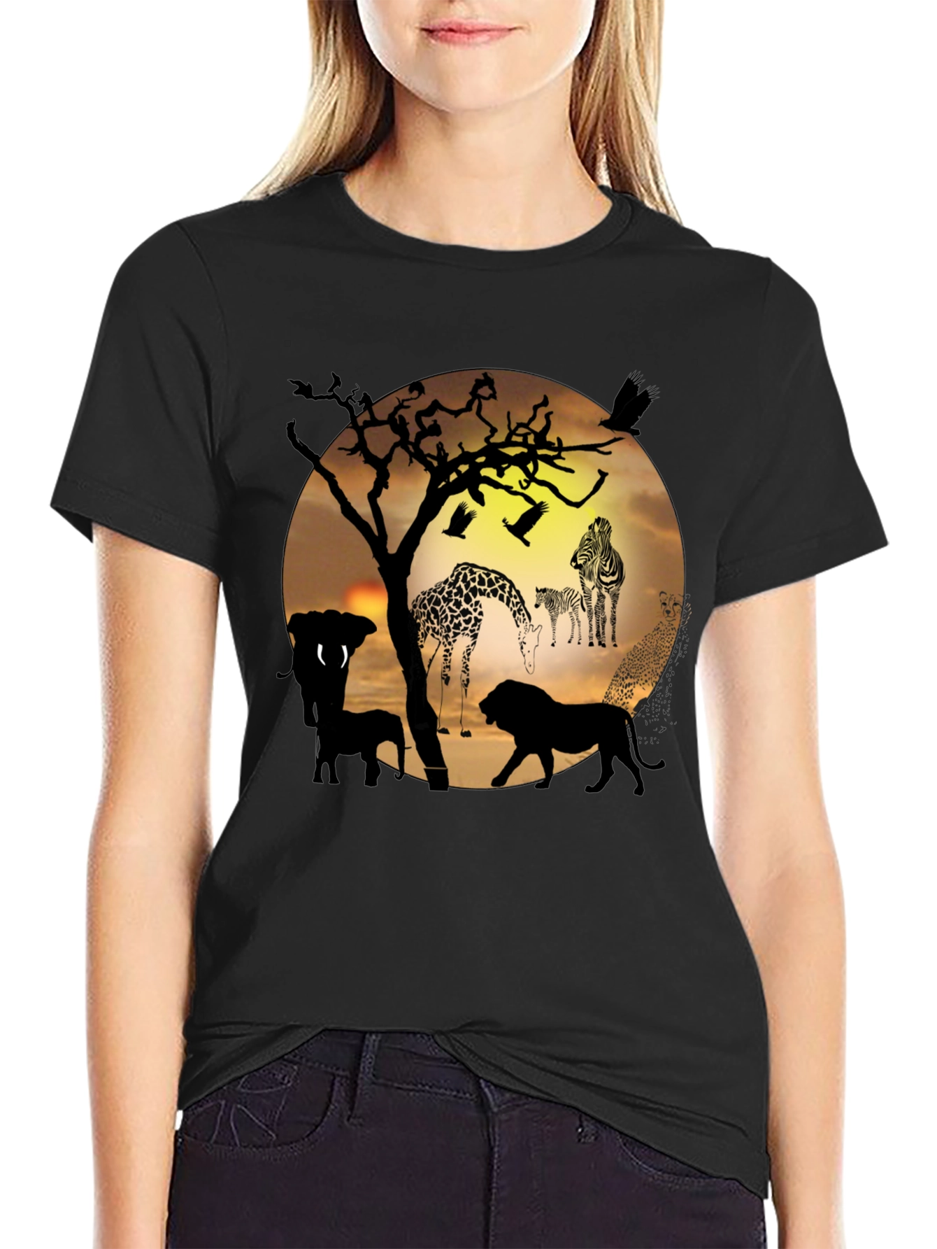 Savanna Silhouette Graphic Tee