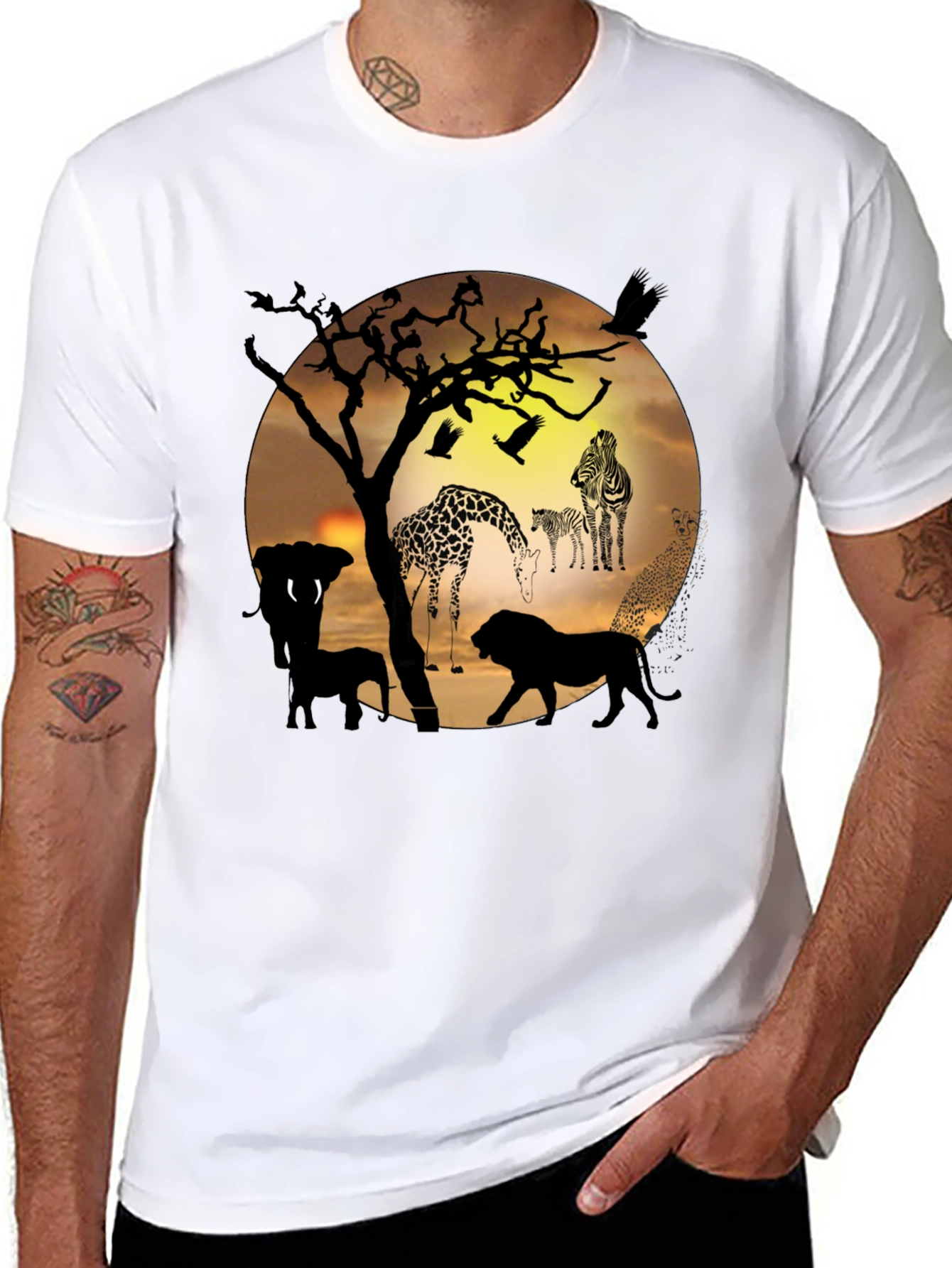 Savanna Silhouette Graphic Tee