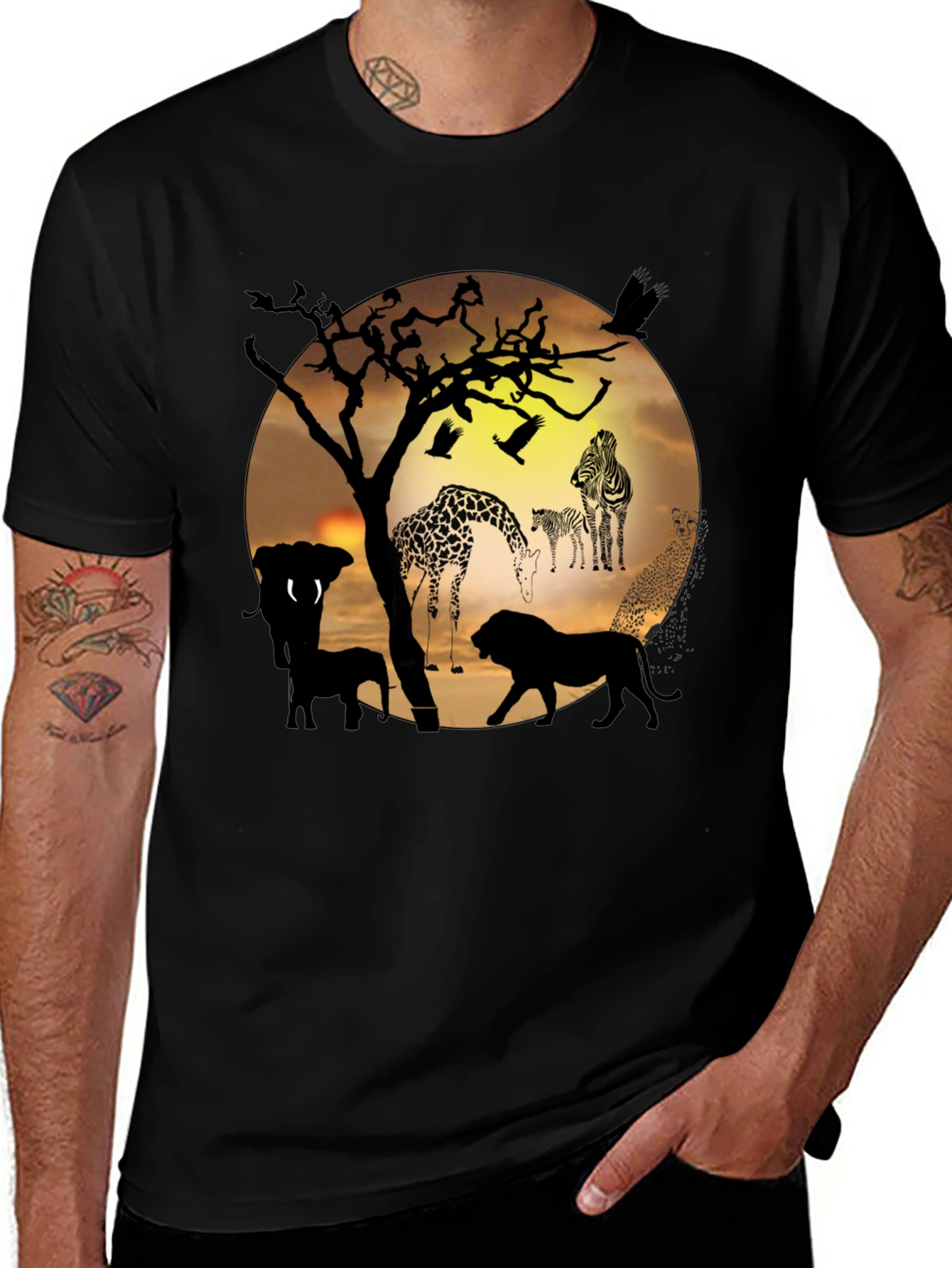 Savanna Silhouette Graphic Tee
