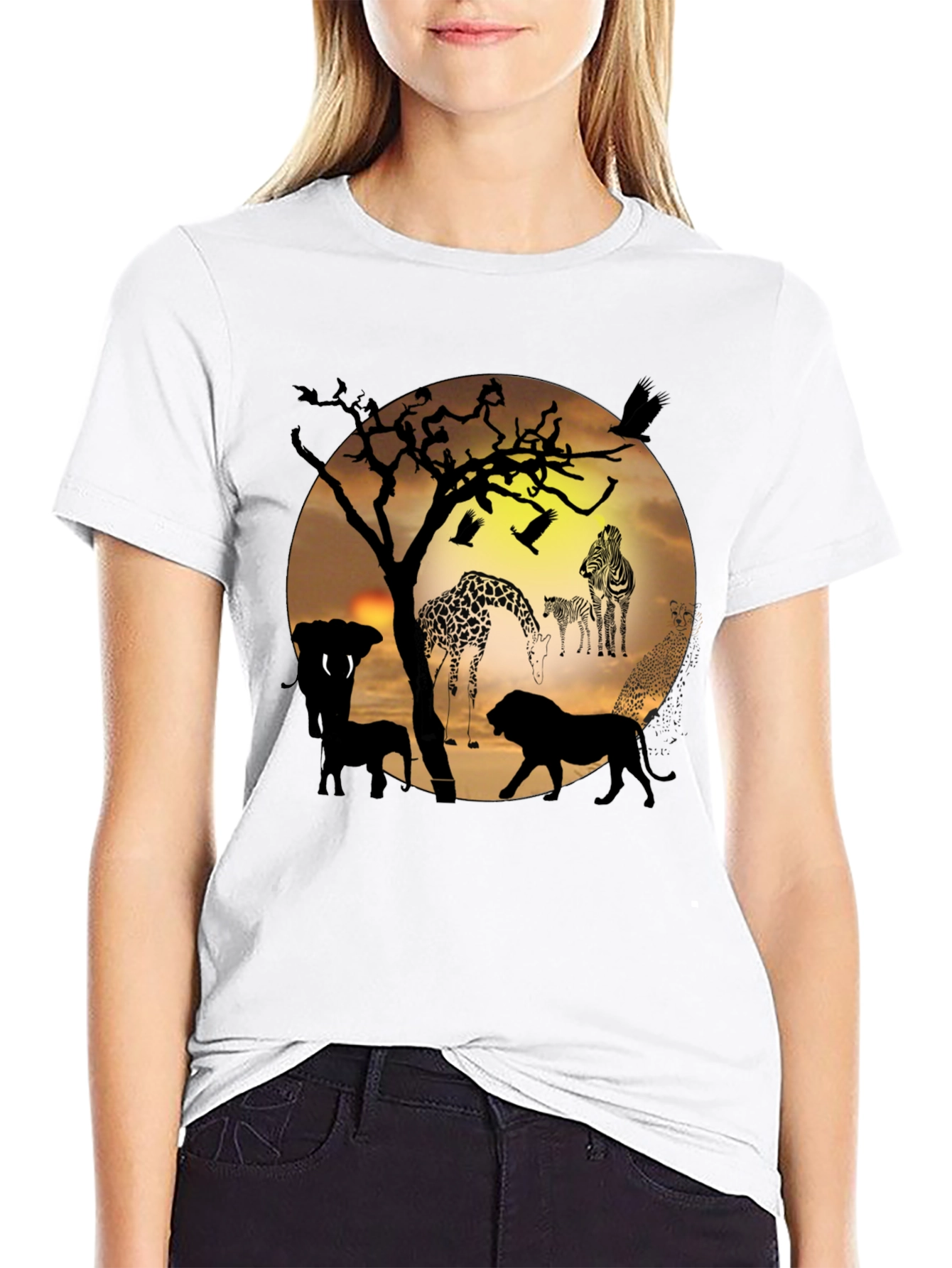 Savanna Silhouette Graphic Tee