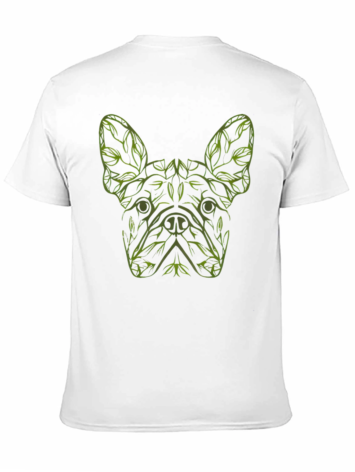 Dog Lover T-Shirt - French Bulldog Botanical Design