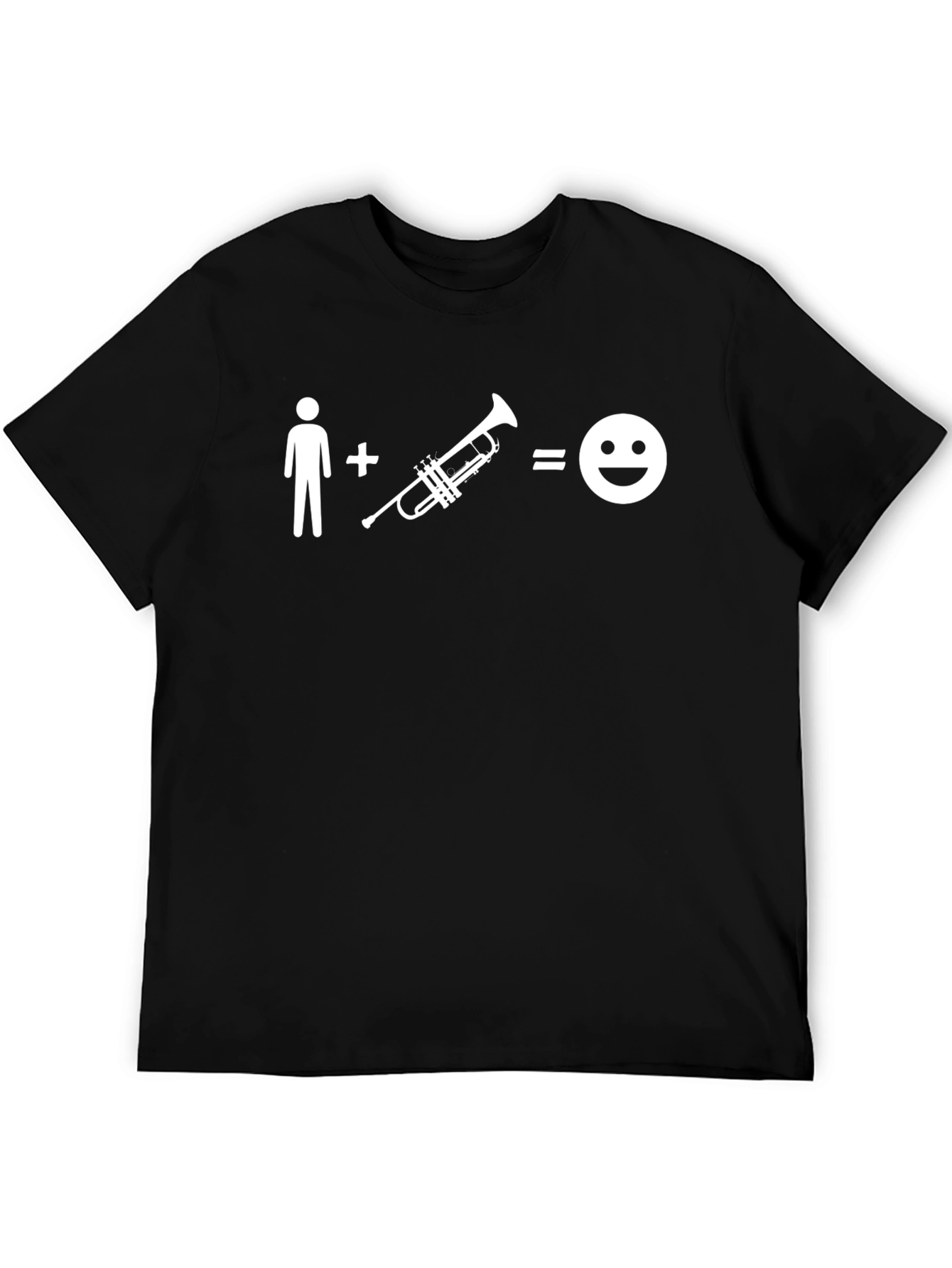 Man Plus Trumpet Equals Happy T-Shirt