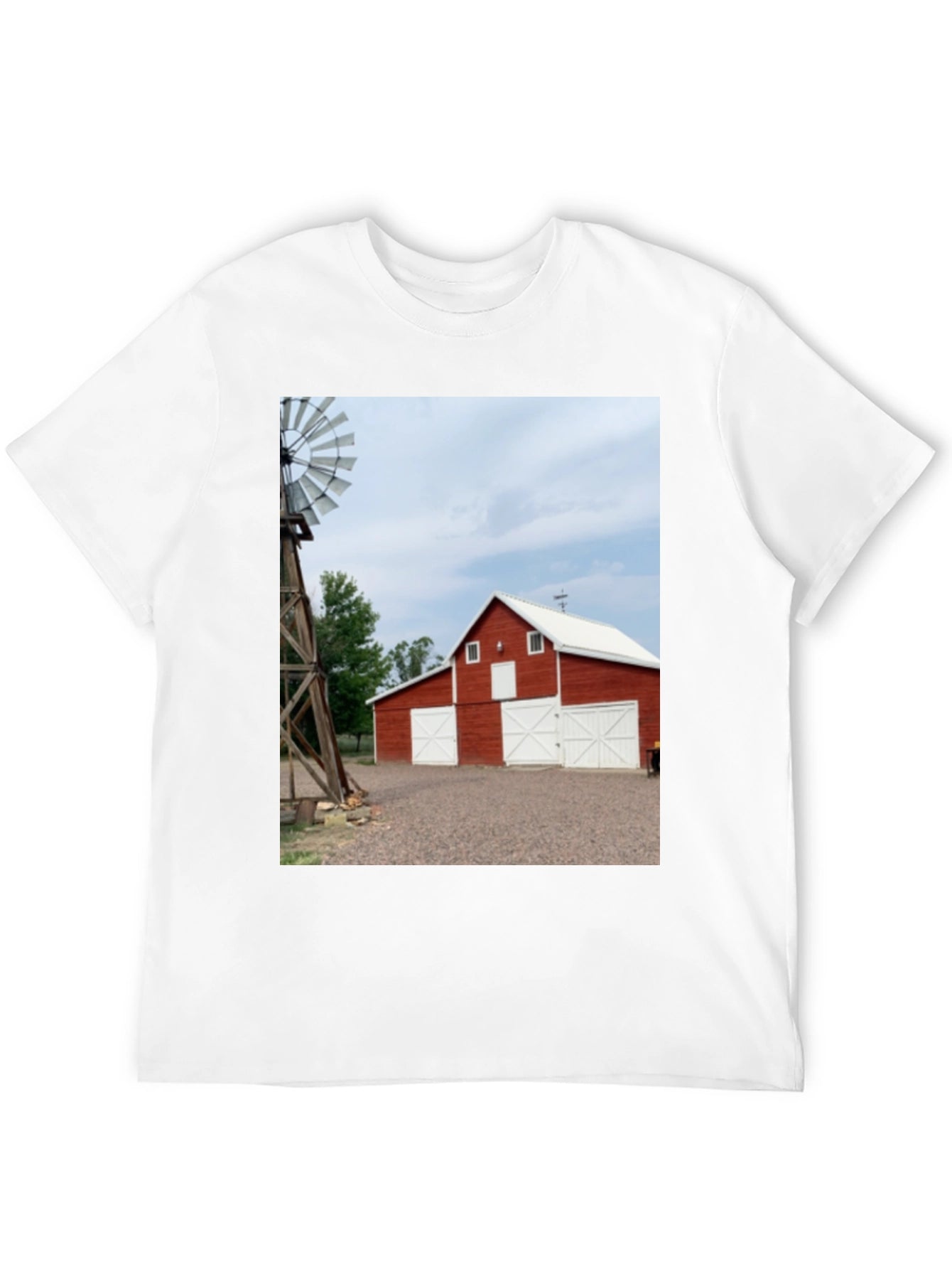 Barn Scene Graphic Tee